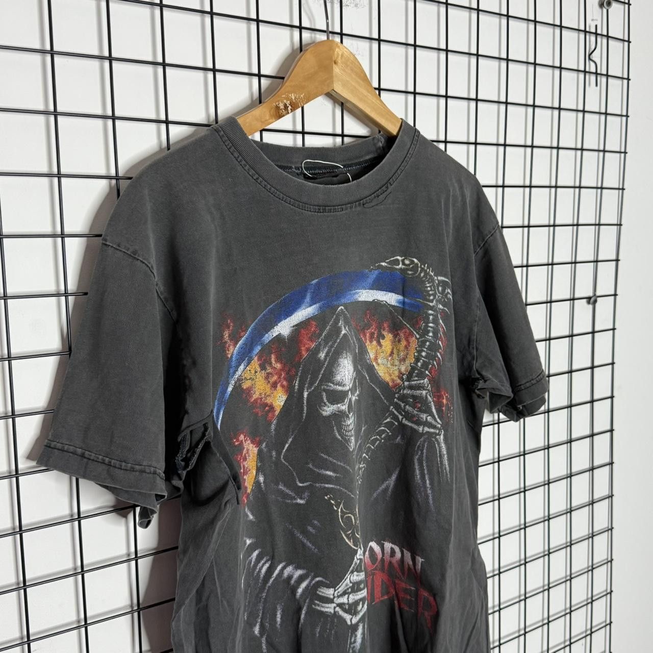 Vintage Vintage 90s Storm Raider Grey Black Printed T shirt Size US M / EU 48-50 / 2 - 3 Thumbnail