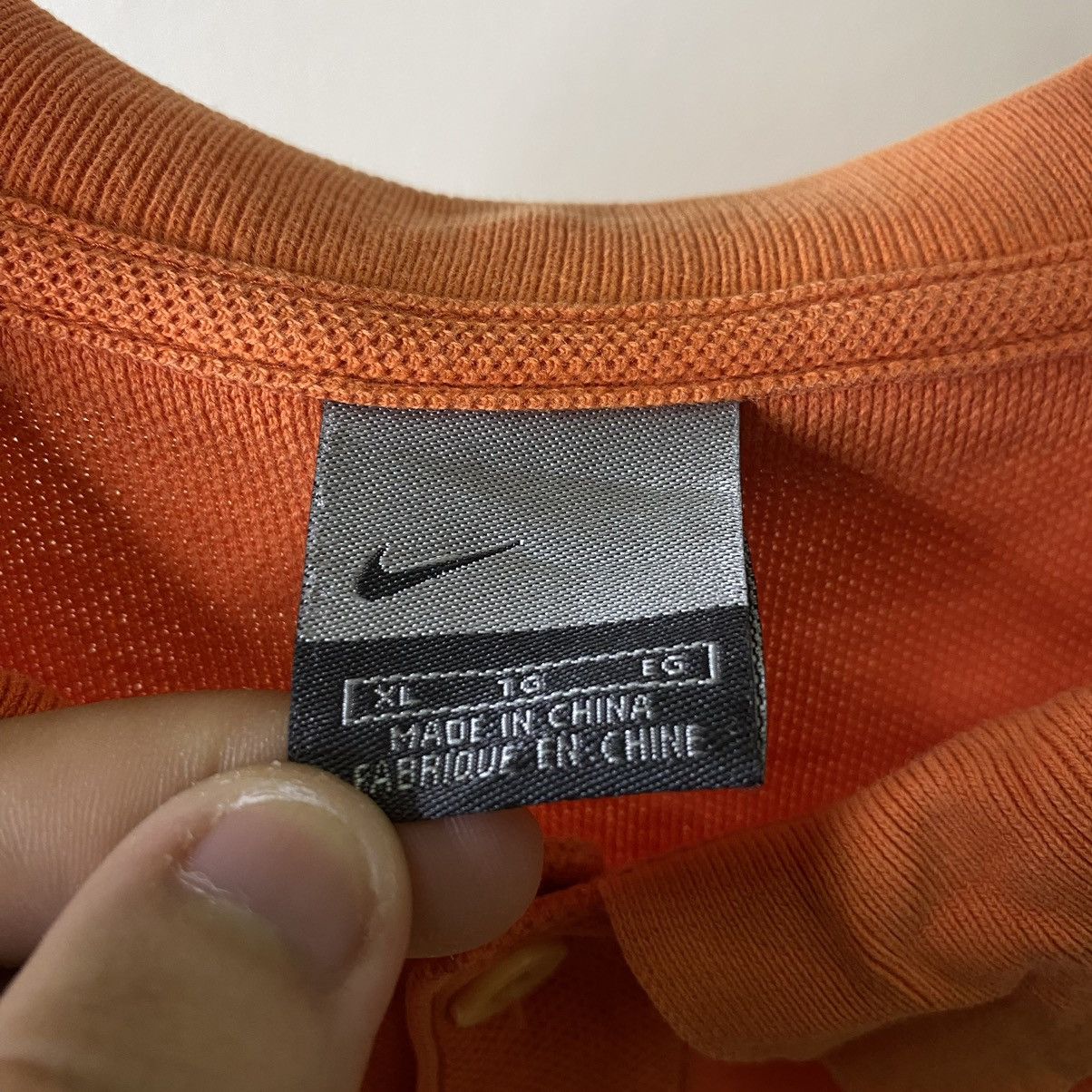 Nike Vintage 2000s Team Nike Centre Swoosh Polo Tee Size US XL / EU 56 / 4 - 3 Thumbnail