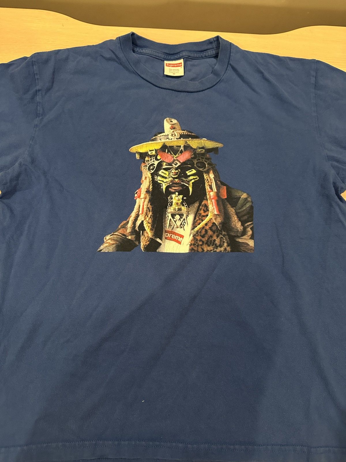 Supreme Supreme Rammelzee T-shirt Blue M Size US M / EU 48-50 / 2 - 1 Thumbnail