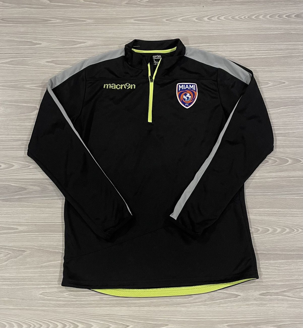 Macron Macron Miami FC Soccer Jersey Jacket MLS USL Mens Size Large Size US L / EU 52-54 / 3 - 1 Thumbnail