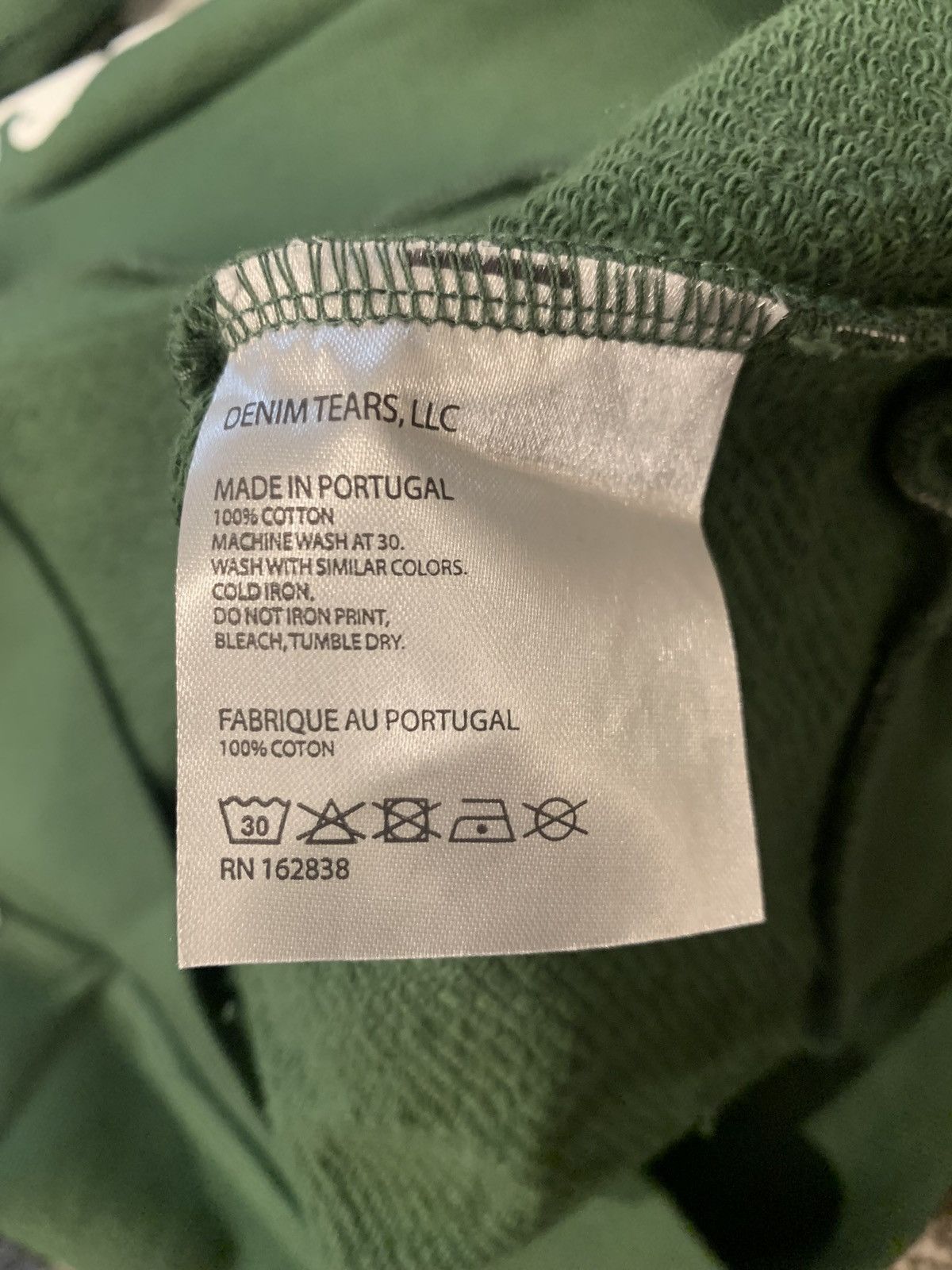 DENIM TEARS Size Small - Denim tears hoodie green Size US S / EU 44-46 / 1 - 5 Thumbnail