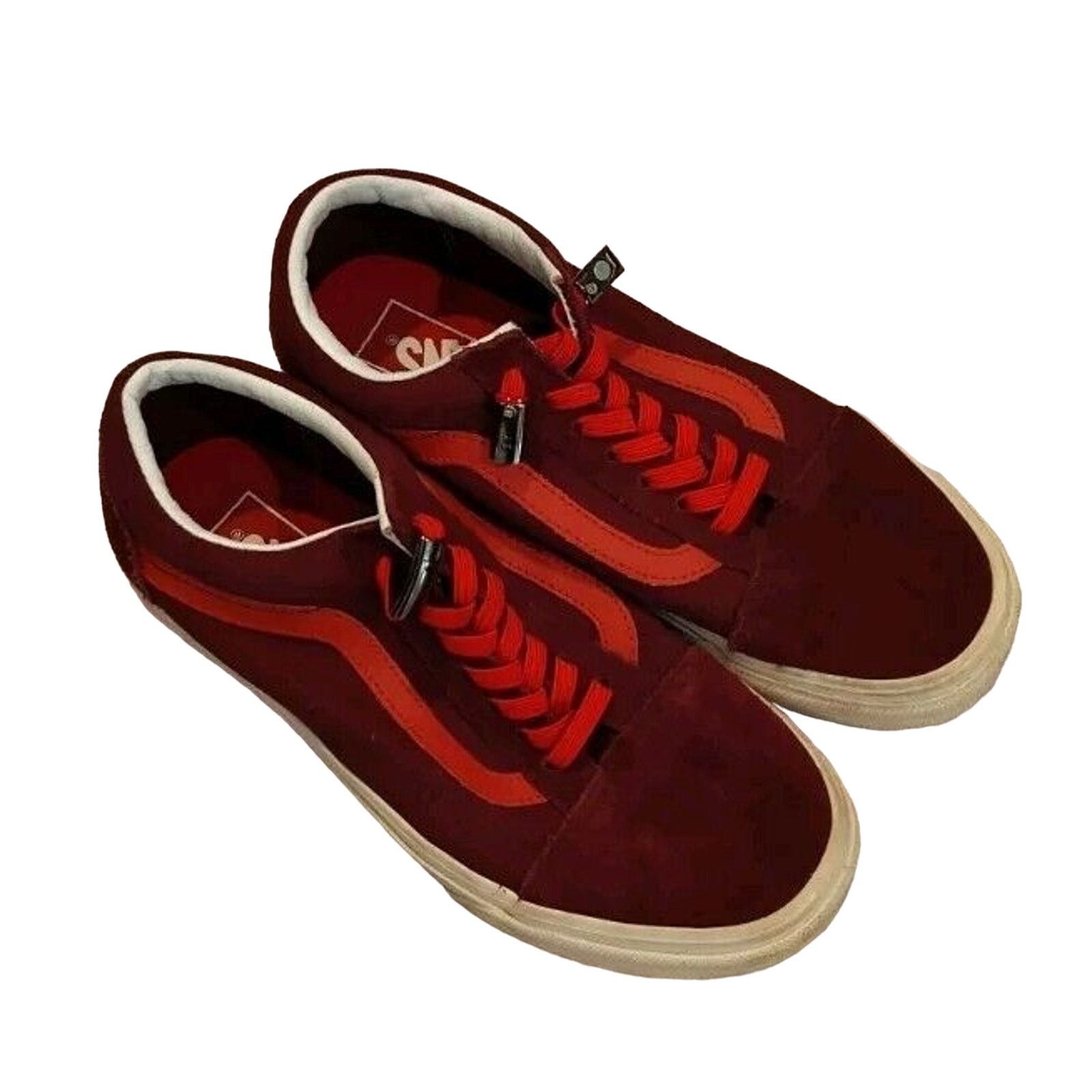 Vans Vans Off The Wall Maroon Suede Skate Shoes Men's Size 5.5 Size US 5.5 / EU 38 - 1 Thumbnail