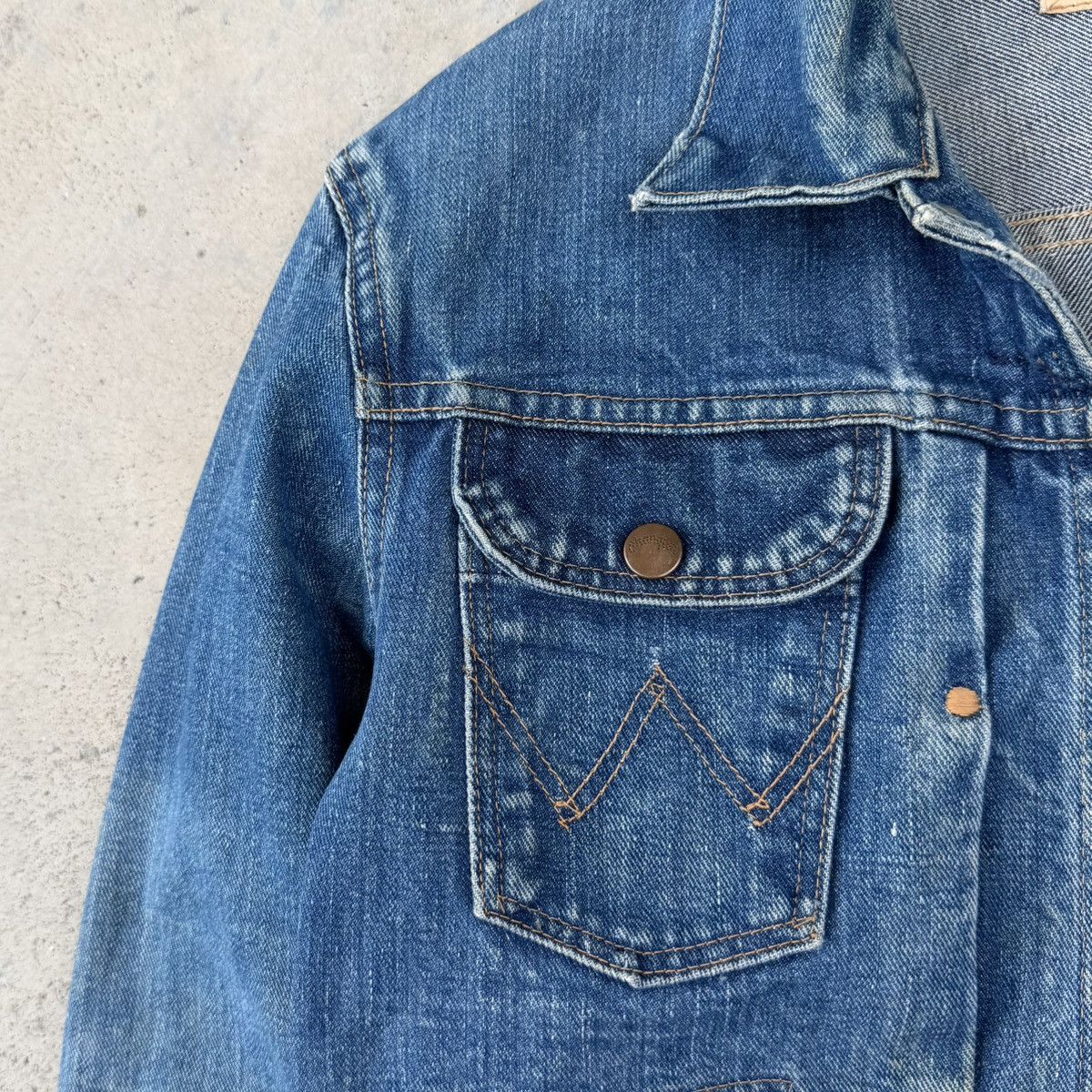 Wrangler 🔥Rare 60s Wrangler Zip Denim Jacket Talon Conmatic USA Size US XS / EU 42 / 0 - 4 Thumbnail