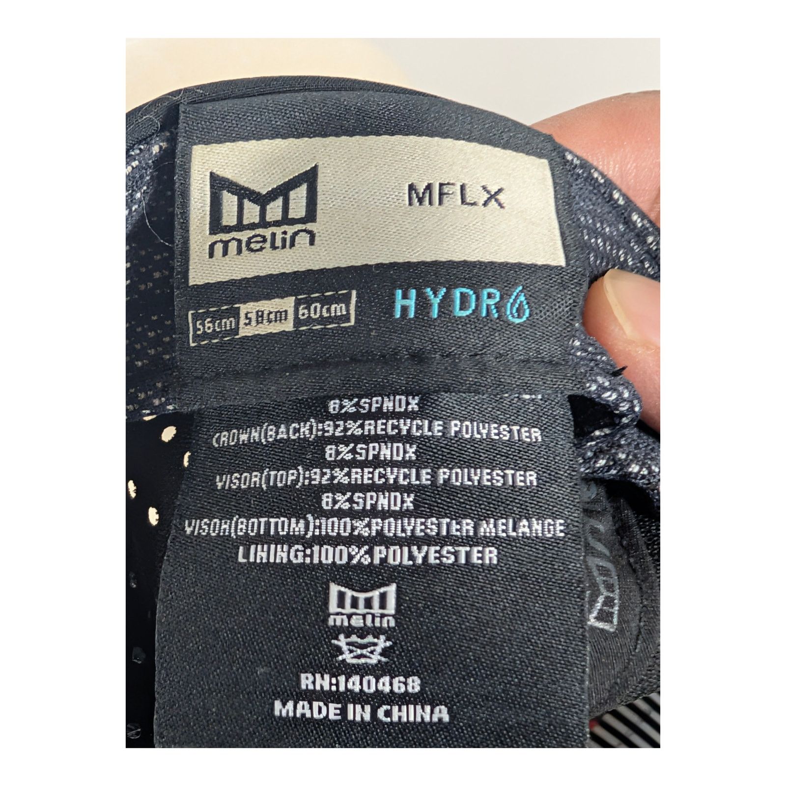 melin Melin MFLX Hydro Performance Fitted Hat Baseball Caps Mens L Size ONE SIZE - 8 Thumbnail