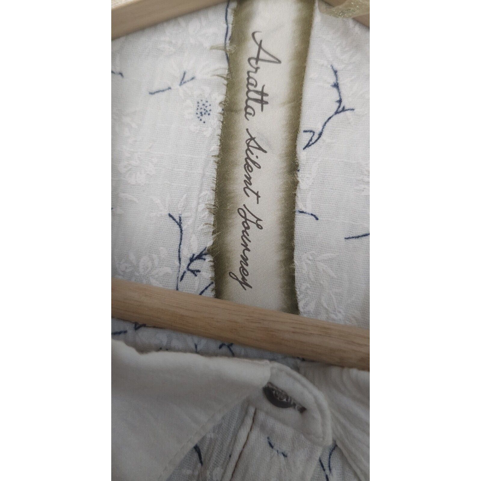 Anthropologie Aratta Silent Journey Anthropologie Top Floral Embroidered S Size S / US 4 / IT 40 - 11 Thumbnail