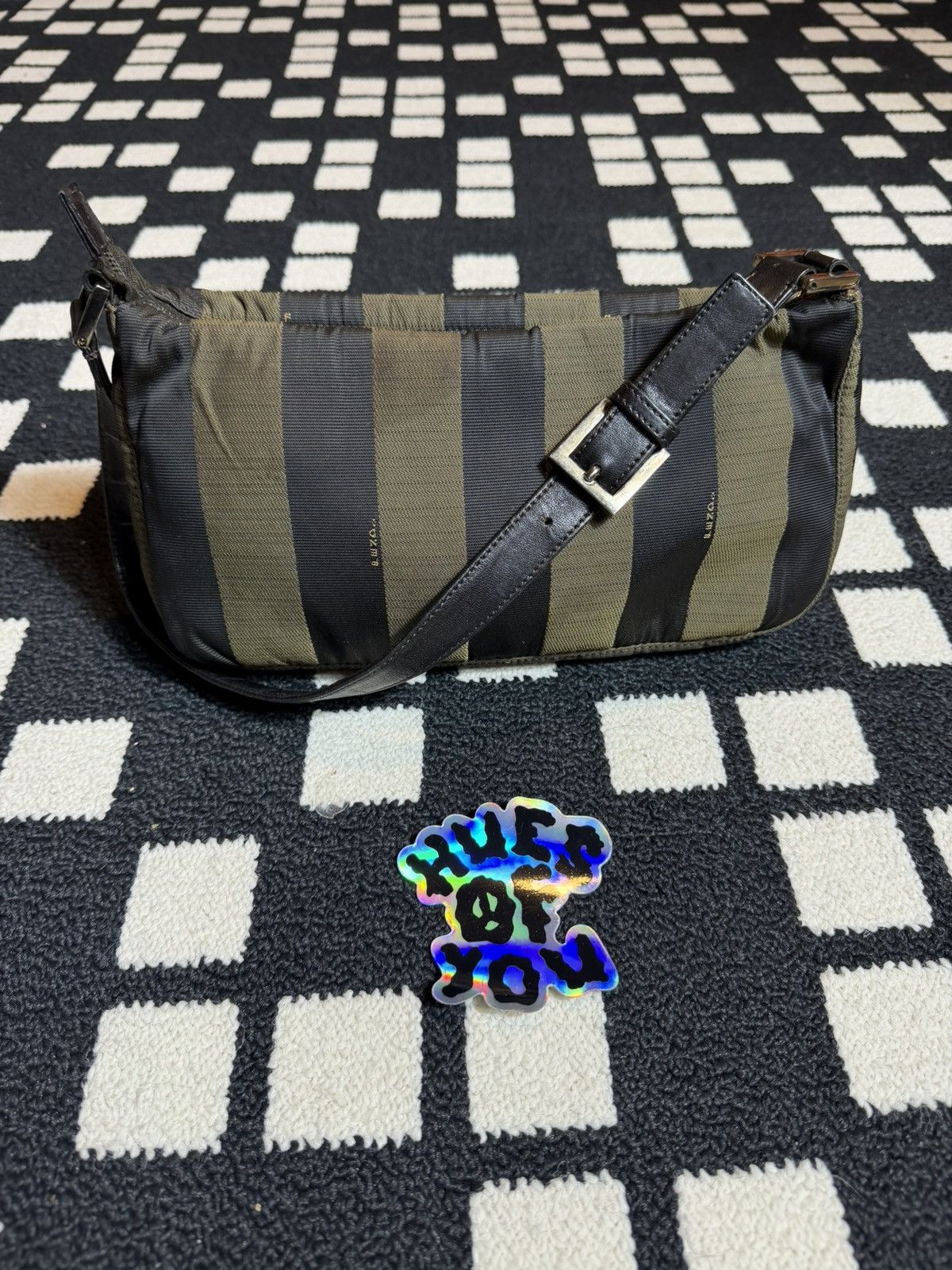 Fendi Fendi Pequin striped crossbody bag Size ONE SIZE - 1 Thumbnail