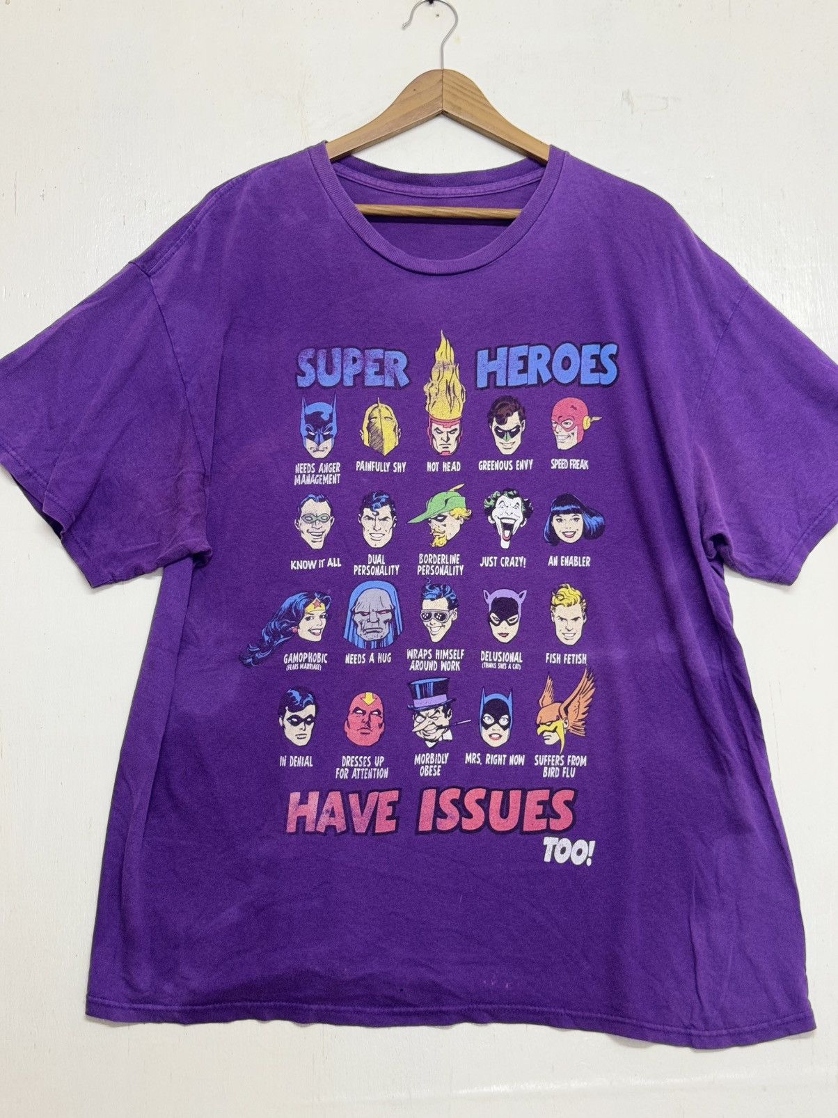 Vintage Vintage Superhero Tshirt Vintage Y2K (No taq) Size US XL / EU 56 / 4 - 5 Thumbnail