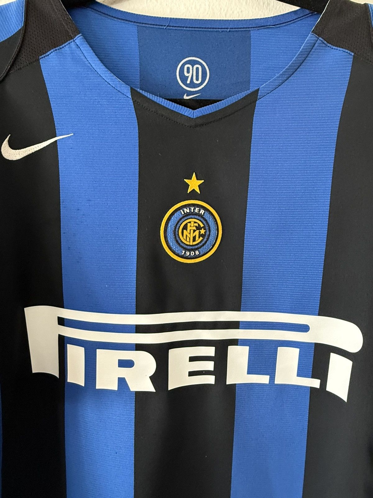 Nike ADRIANO TOTAL 90 Inter Milan 2004 - 2005 jersey and shorts Size US L / EU 52-54 / 3 - 3 Thumbnail