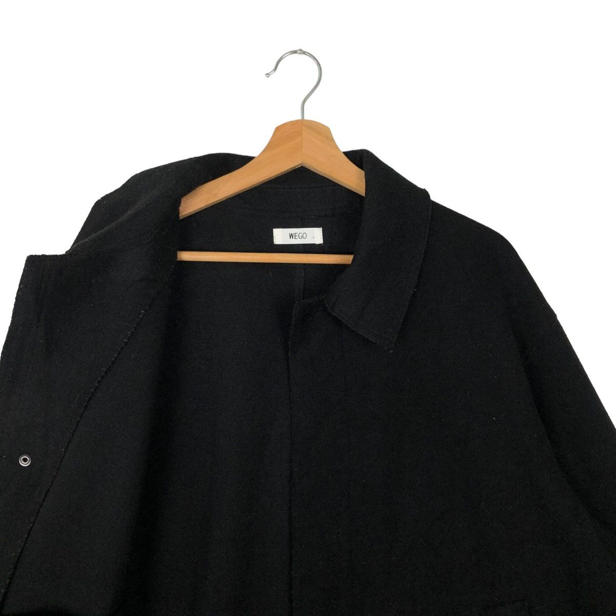 Japanese Brand × Vintage 🔥VINTAGE WOOL CROPPED BIKER JACKET WEGO ISSEY MIYAKE Size US L / EU 52-54 / 3 - 9 Thumbnail