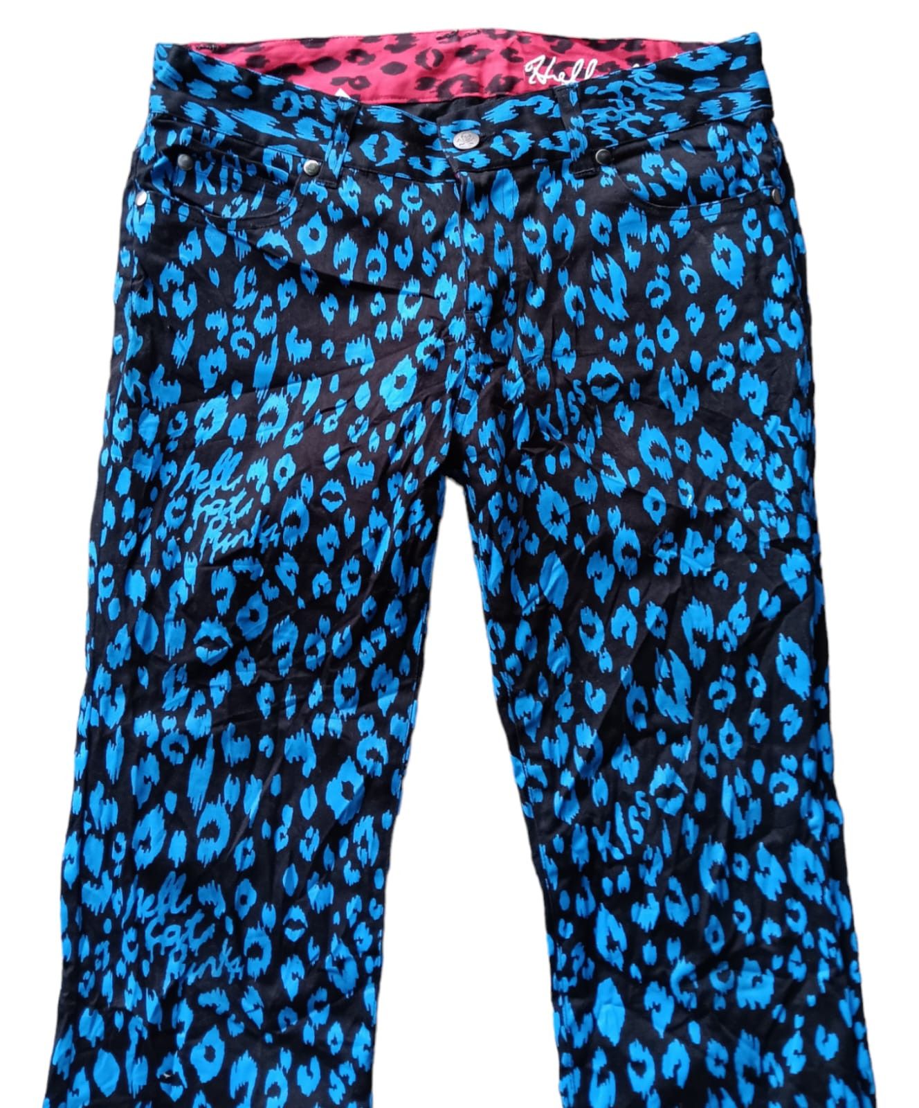 Japanese Brand Unisex Hellcat Punk Leopard Wax Pants Size US 30 / EU 46 - 3 Thumbnail