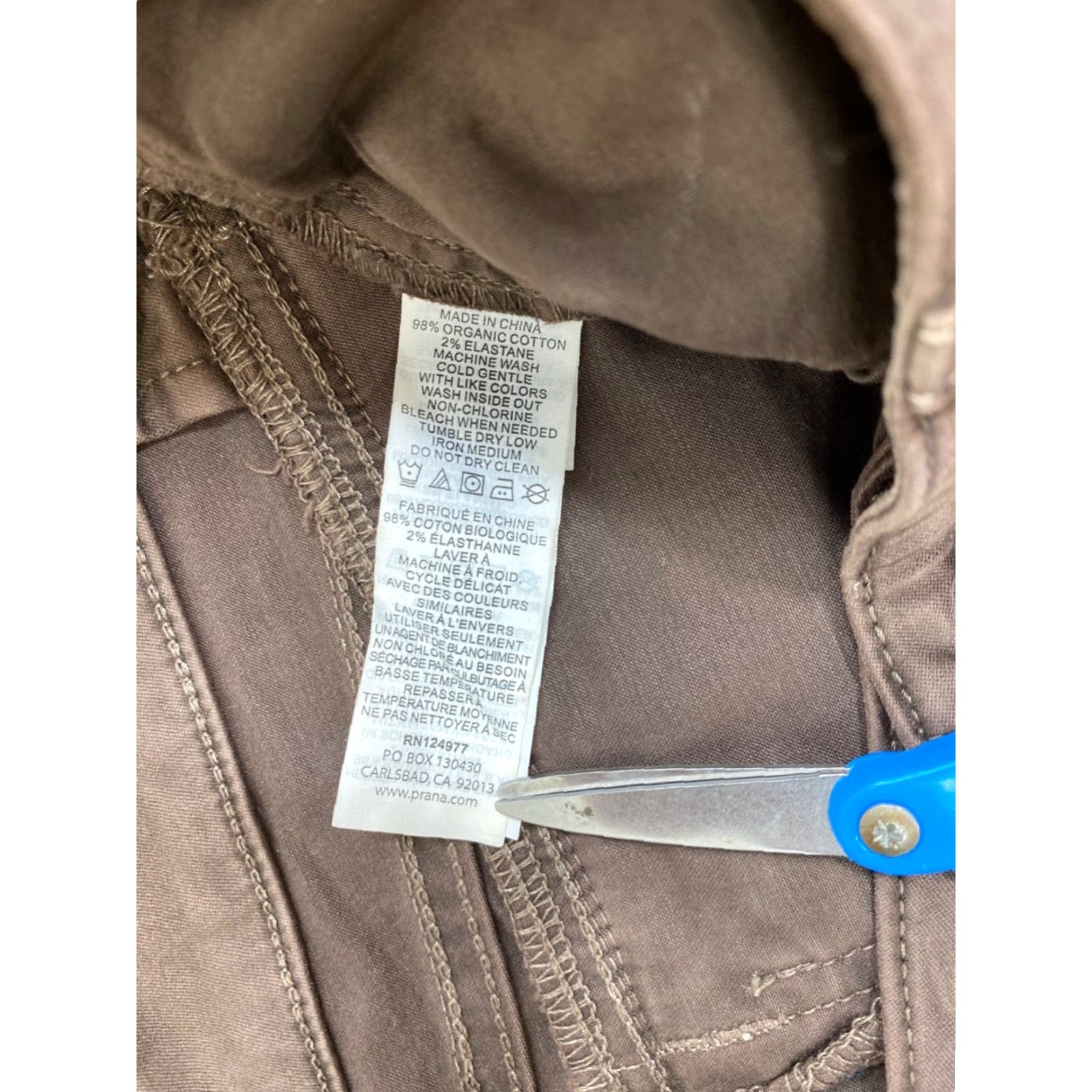 Prana prAna Louisa Cargo Pants Womens 4 Brown Casual Outdoor Hiking Camping Cargo Pants Slim Skinny Pockets Stretch Regular Pants Women 4 Brown Nature Size 27" / US 4 / IT 40 - 4 Thumbnail