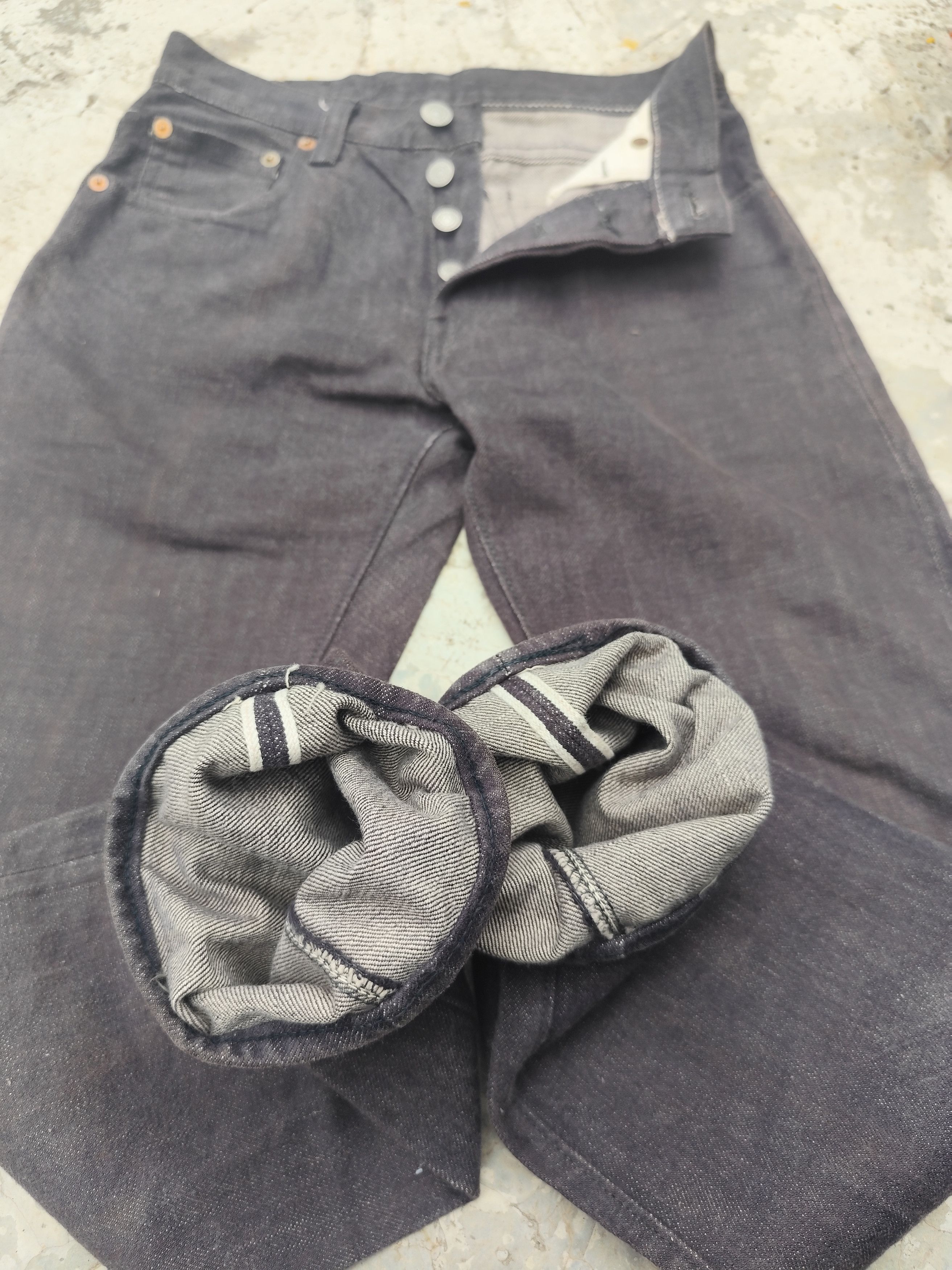 Full Count & Co. 🇯🇵FULL COUNT & CO SELVEDGE JEANS LOT 0104 W 27 L 33 Size US 27 - 5 Thumbnail