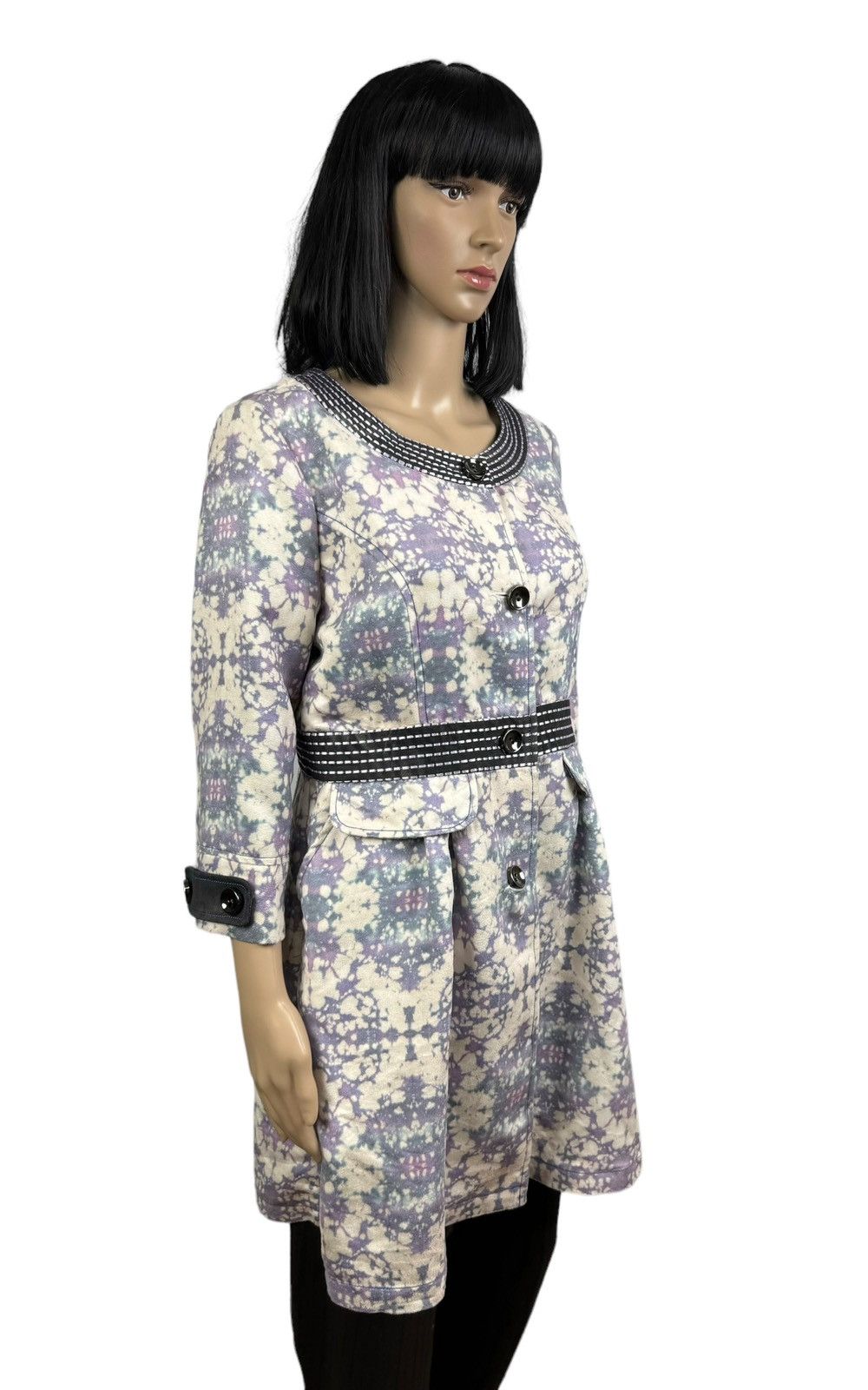 Custo Barcelona Custo Barcelona Multicolor Trench-Coat Polyester size 42 Size M / US 6-8 / IT 42-44 - 4 Thumbnail