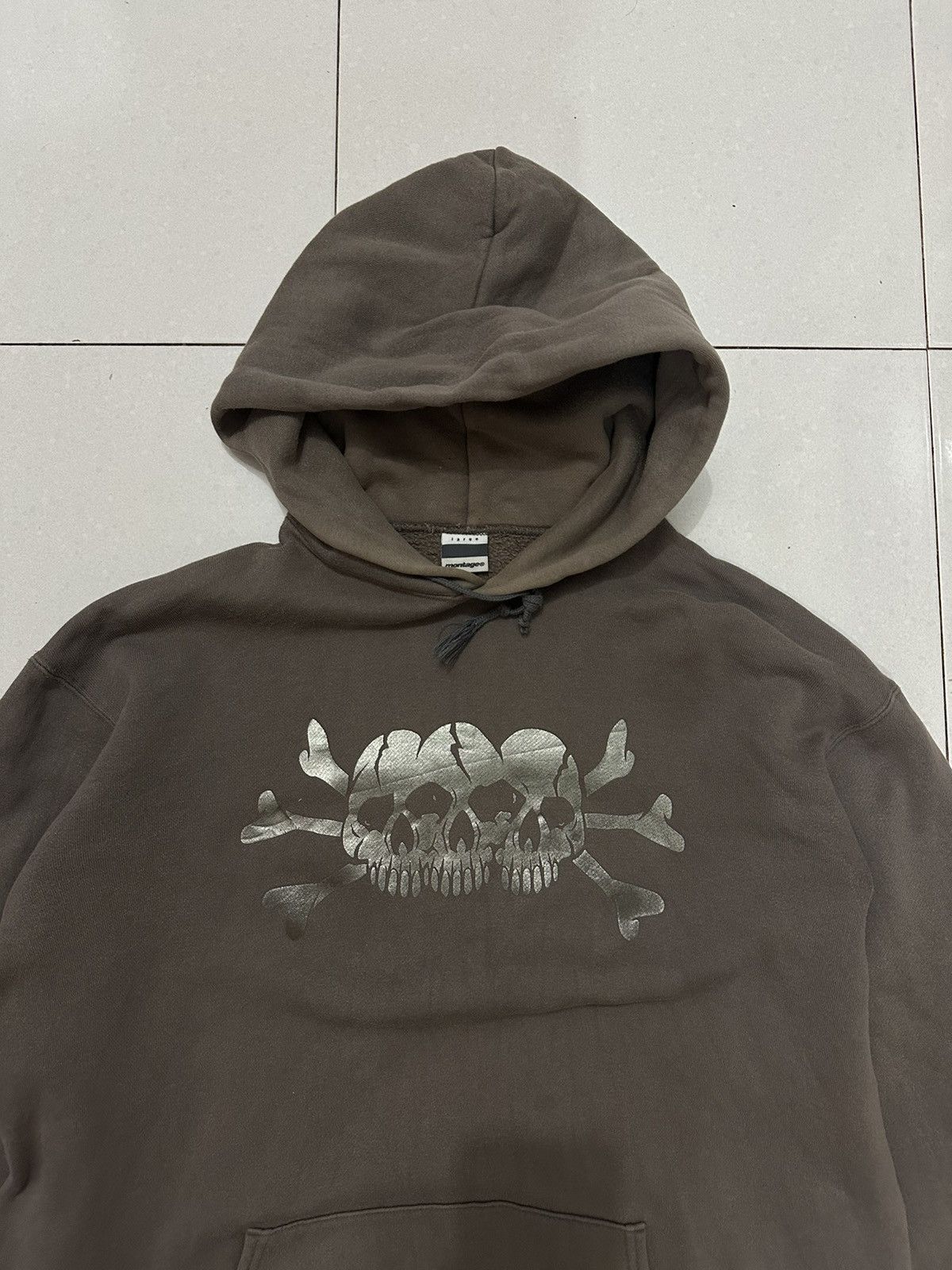 Japanese Brand Distress Punk SKULL Cross By Montage Japan Hoodie Size US L / EU 52-54 / 3 - 4 Thumbnail