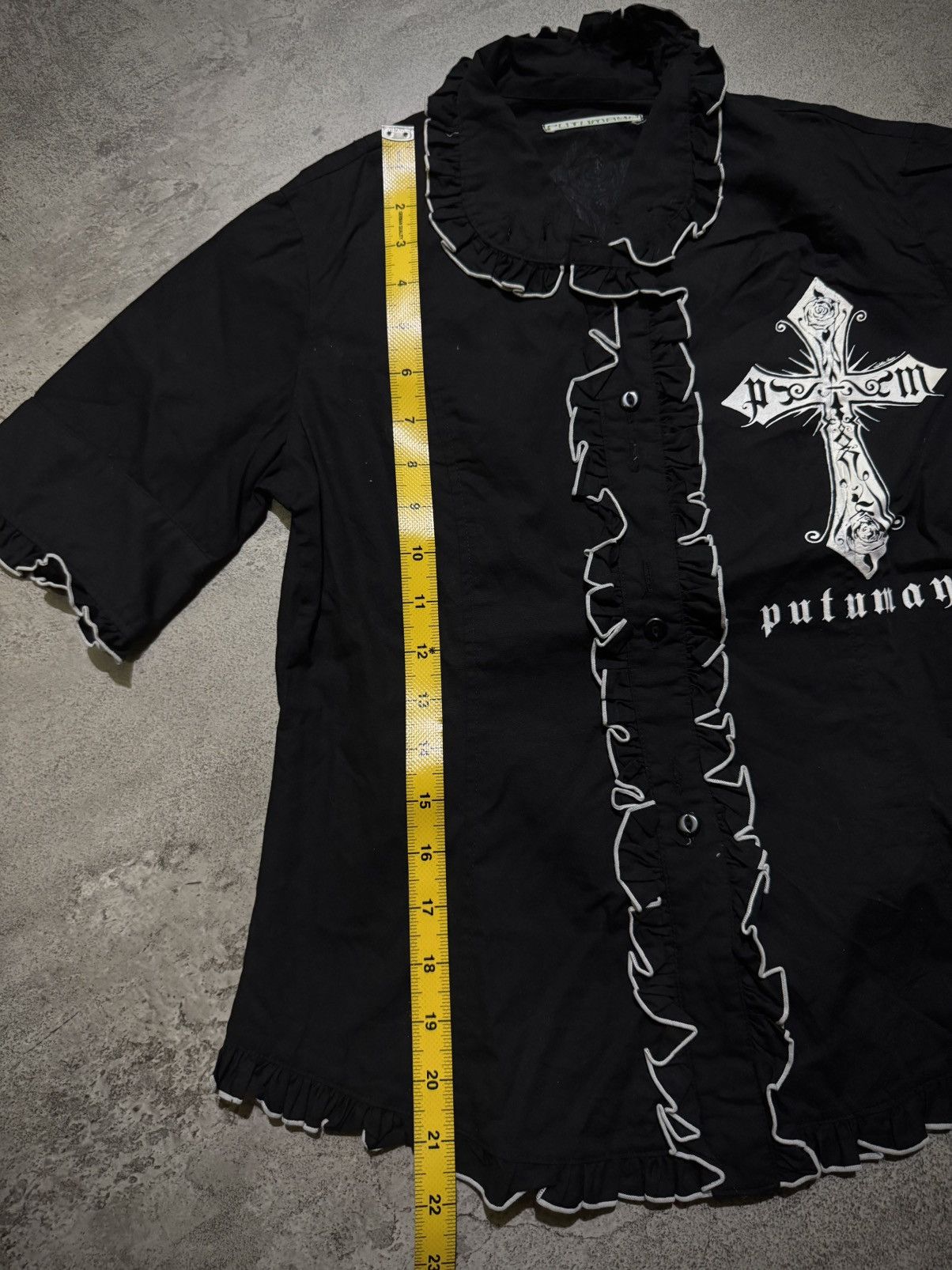 Japanese Brand PUTUMAYO GOTHIC CROSS IFSIXWASNINE SHIRT Size S / US 4 / IT 40 - 6 Thumbnail