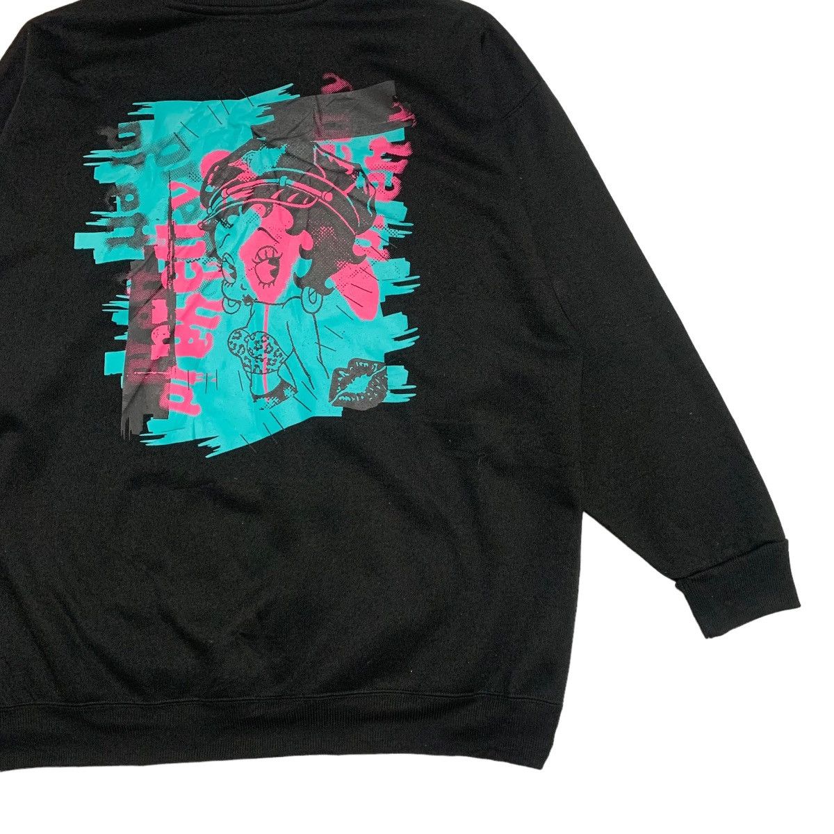 Japanese Brand Denifits x Betty Boop Big Print Sweatshirt Size US XL / EU 56 / 4 - 3 Thumbnail