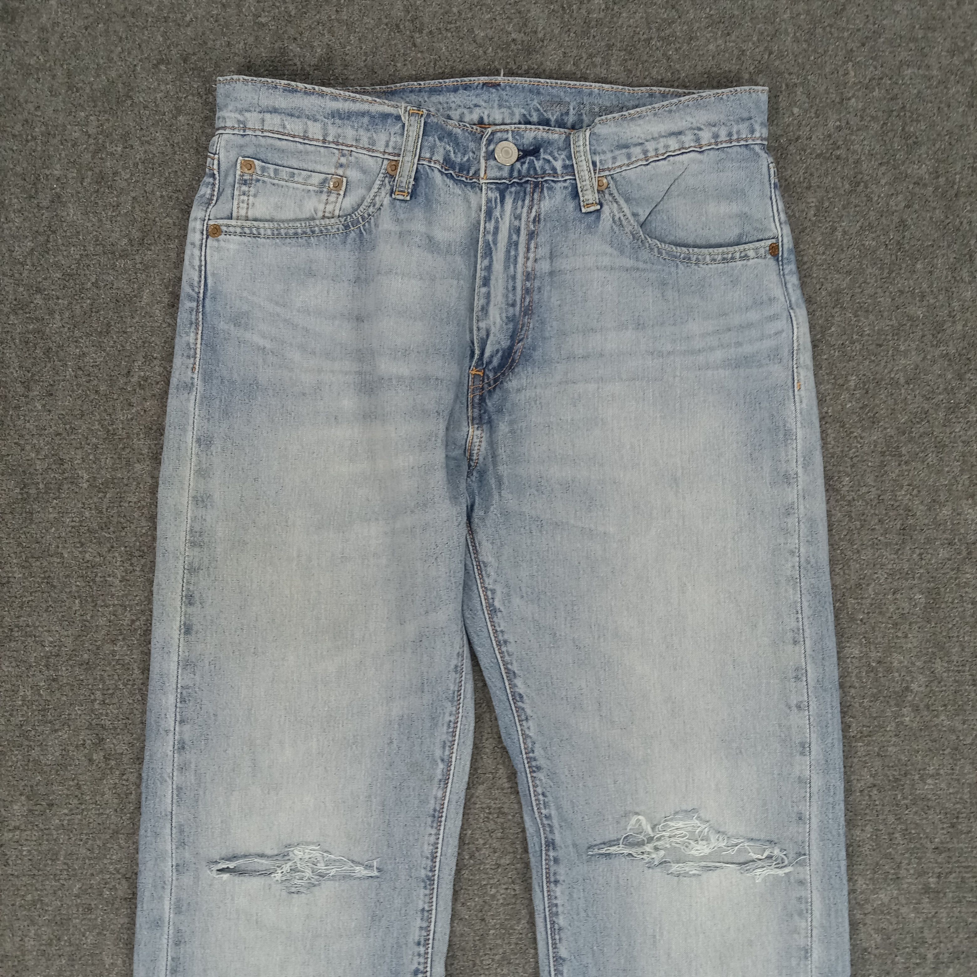 Levi's × Vintage Levi's American Distressed Style Denim Jeans Size US 30 / EU 46 - 2 Thumbnail