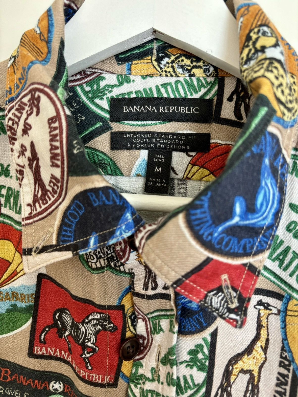 Banana Republic Banana Republic : Medium : Patchwork Expedition Shirt Size US M / EU 48-50 / 2 - 3 Thumbnail