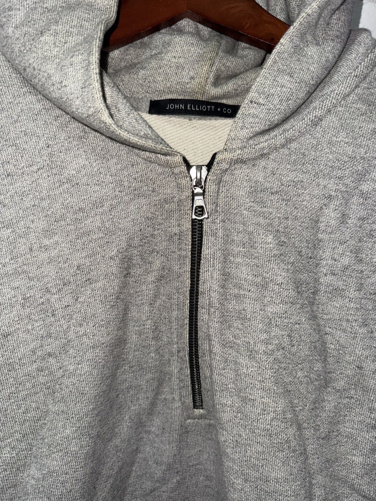 John Elliott John Elliot Half Zip Hoodie Size US XL / EU 56 / 4 - 3 Thumbnail