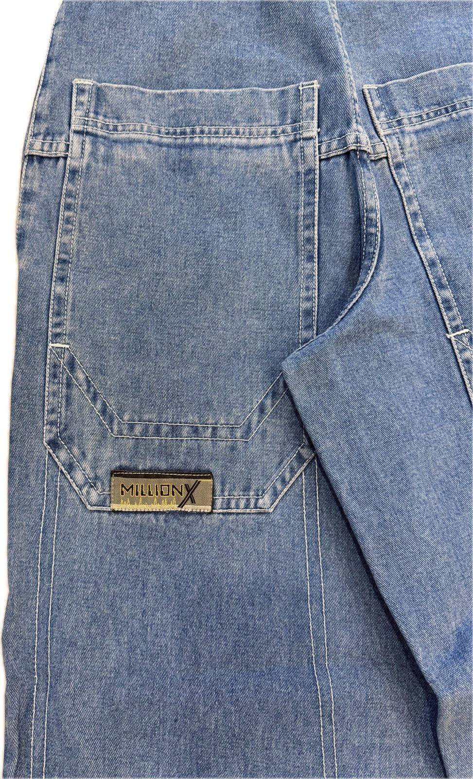 JNCO MillionX JNCO Style Wide Leg Jeans Size US 28 / EU 44 - 3 Thumbnail