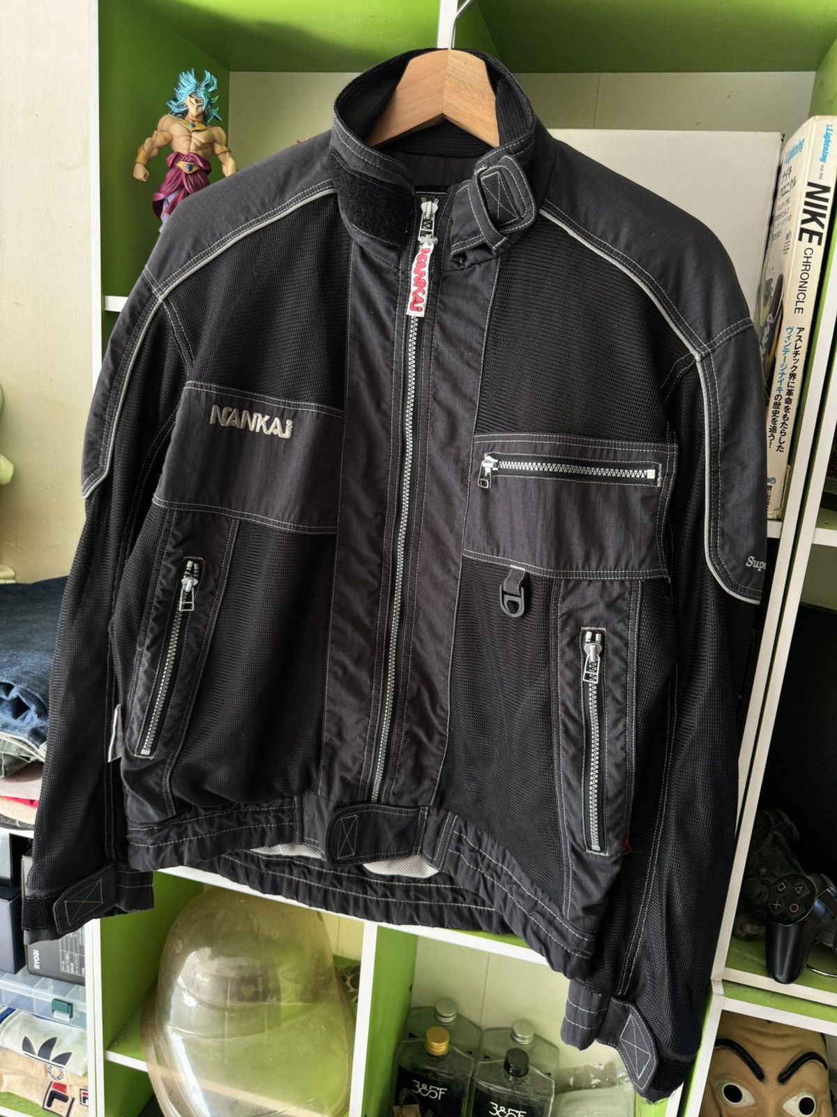 【NANKAI】ヴィンテージ ライダースジャケット80~90s ライダース レーシングレザージャケット 90s NANKAI