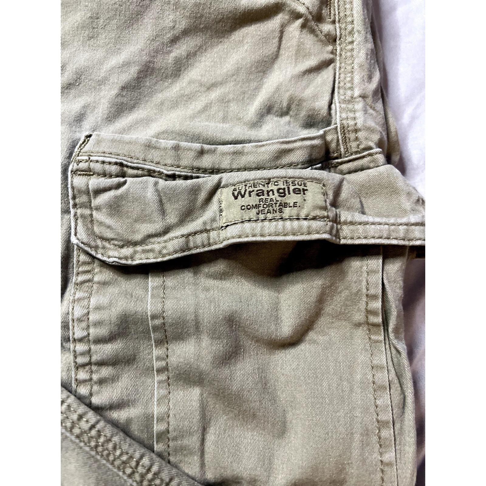 Wrangler Wrangler Relaxed Fit Cargo Pants 36x30 Beige Men’s RN 130273 Size US 36 / EU 52 - 5 Thumbnail
