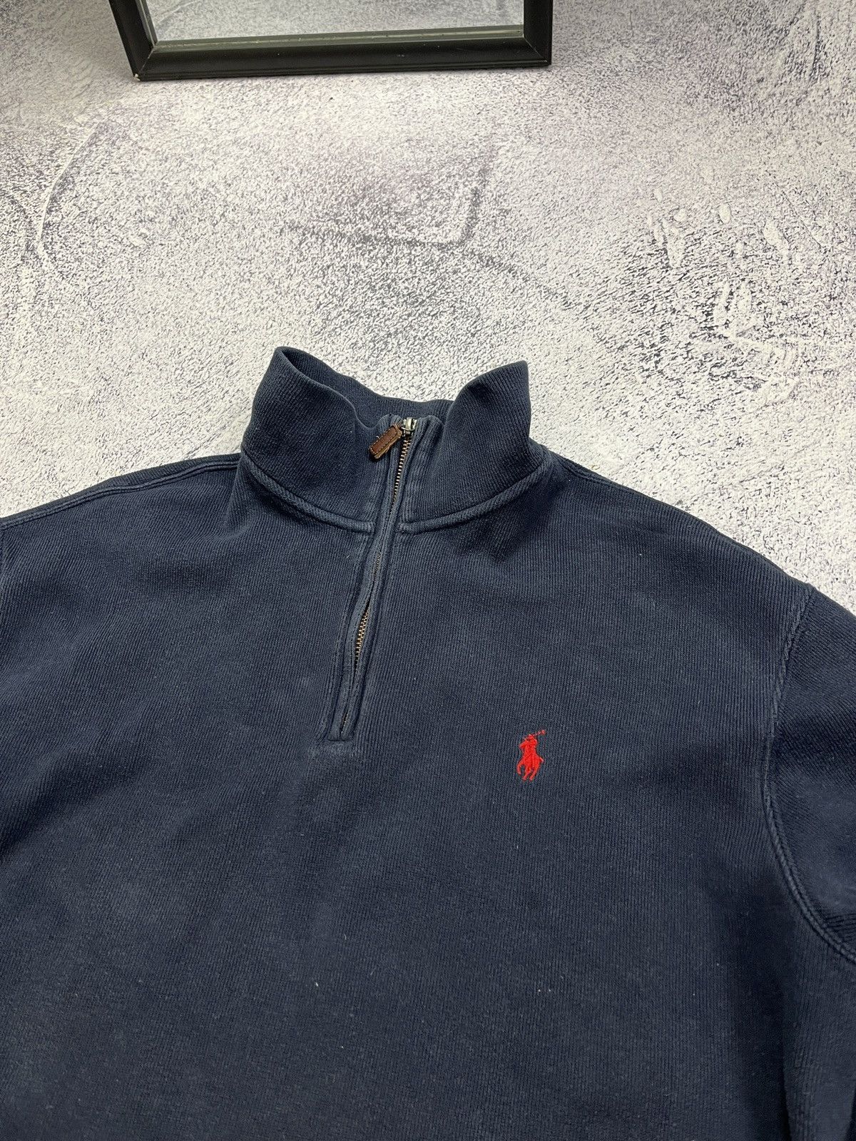 Polo Ralph Lauren × Vintage Vintage 90’s Polo Ralph Lauren Sweater Quarter Zip Old Money Size US L / EU 52-54 / 3 - 8 Thumbnail