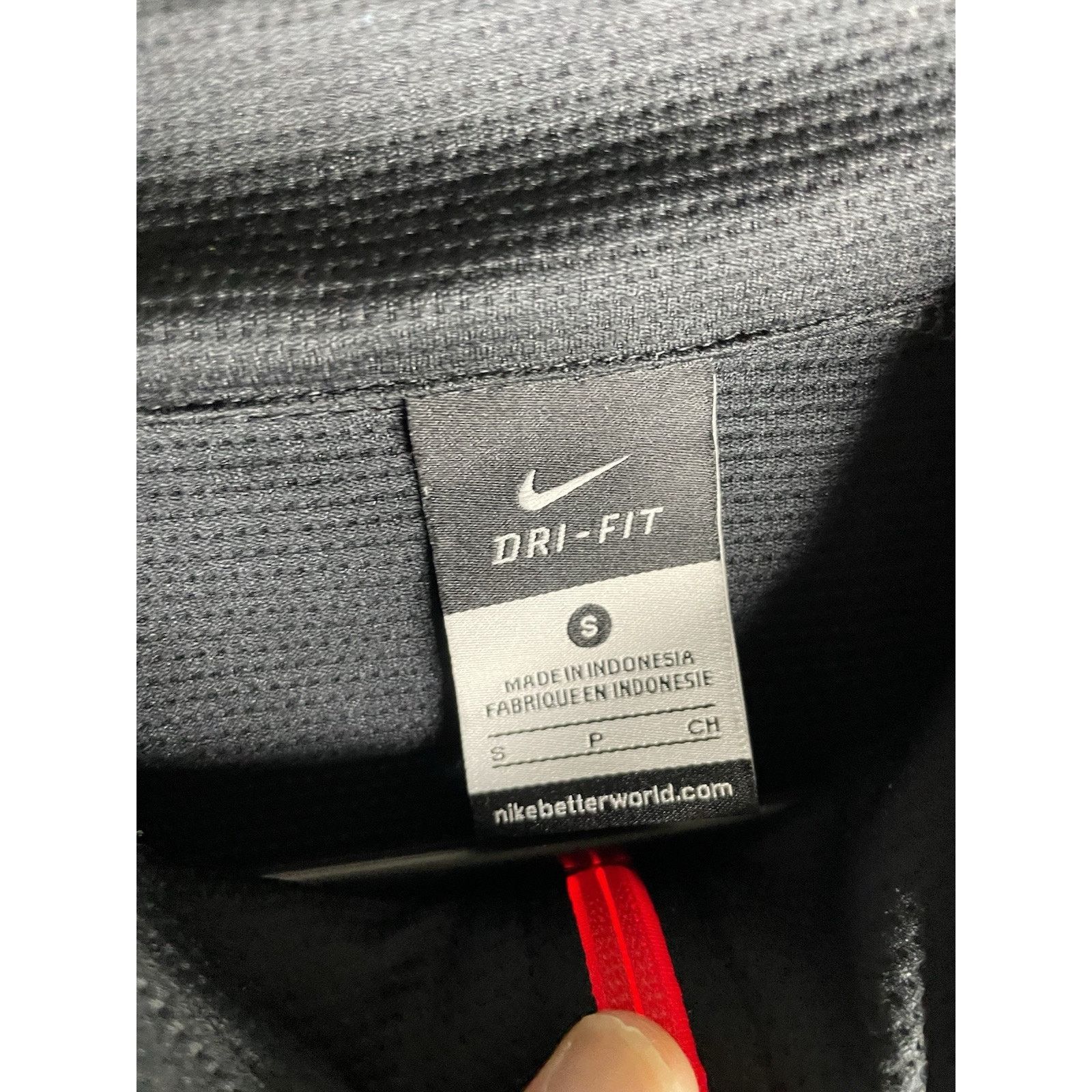 Nike Size S -Nike Rivalry Jacket Red Grey Black Full Zip Size US S / EU 44-46 / 1 - 3 Thumbnail