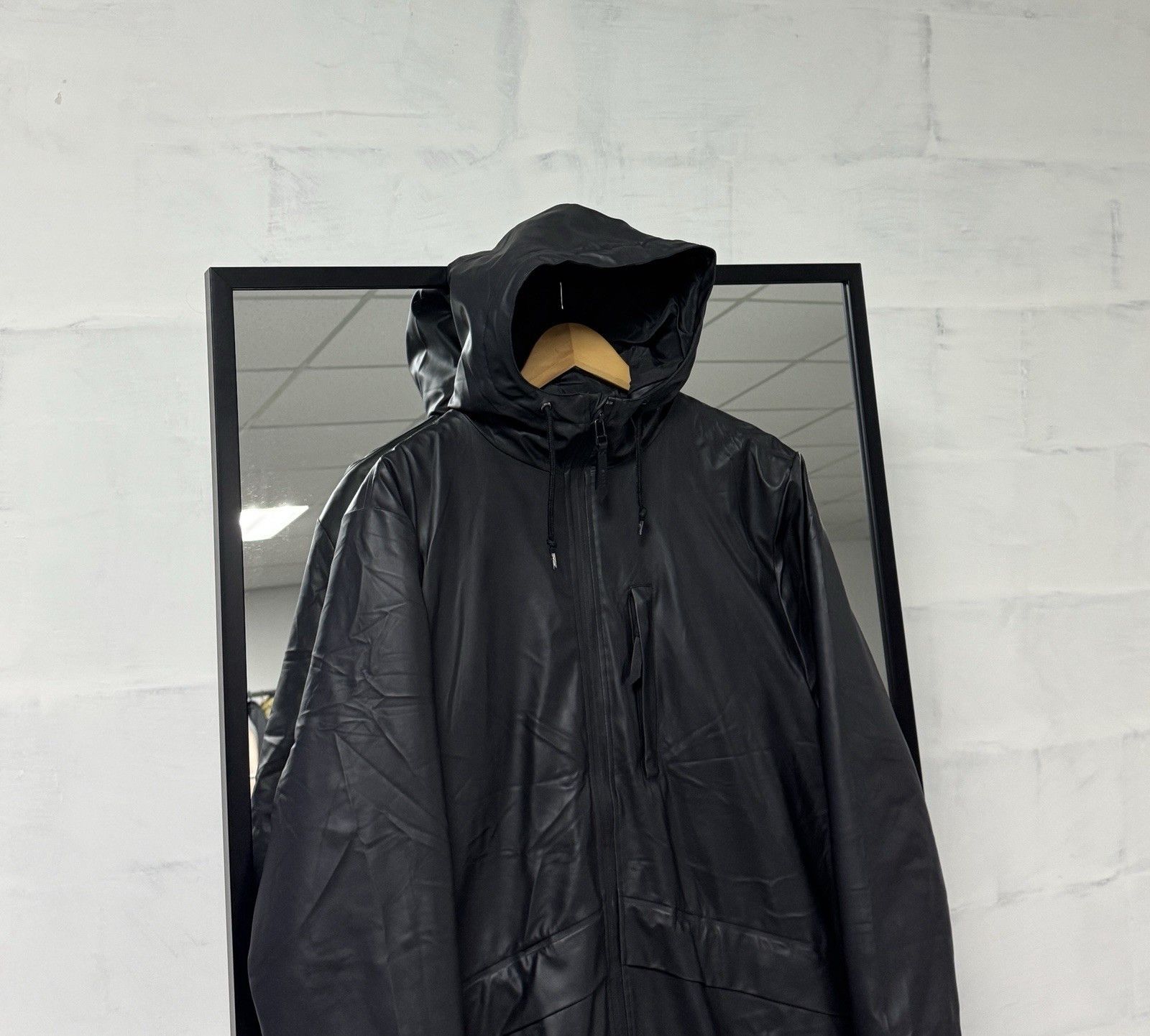 Rains Rains Thermal Padded N3B Warm Waterproof Black Jacket Size US M / EU 48-50 / 2 - 4 Thumbnail