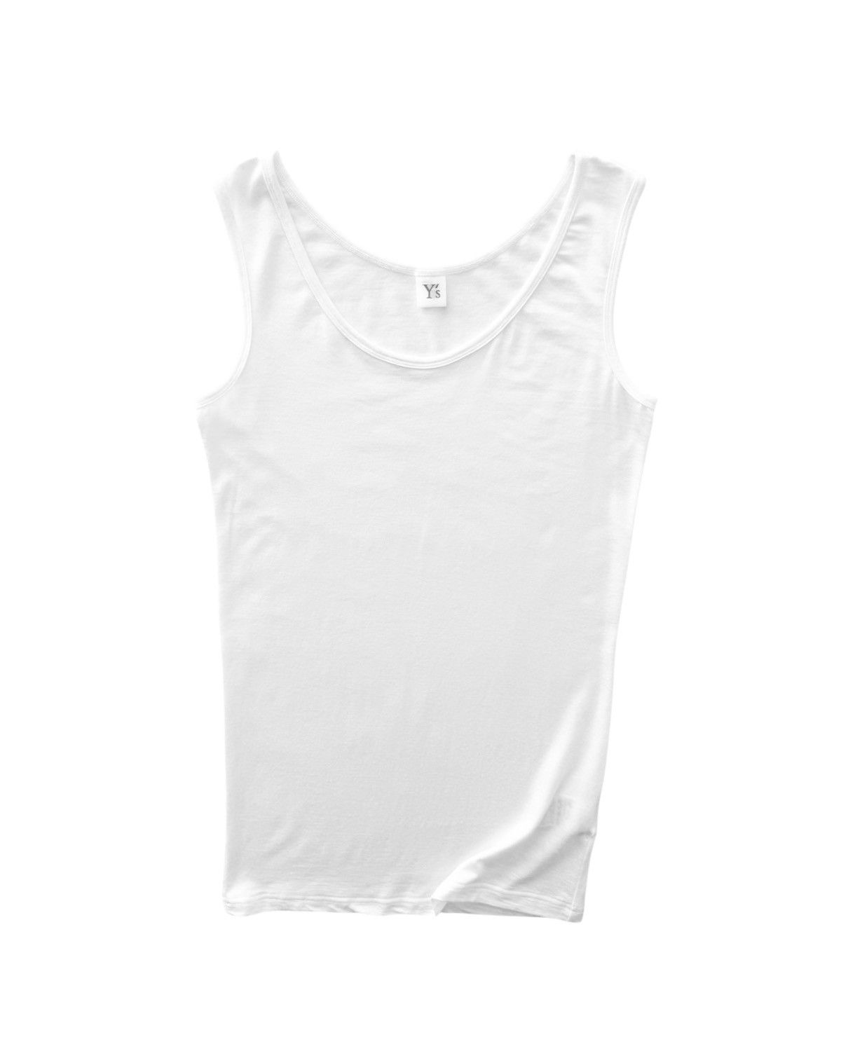 Y's YOHJI YAMAMOTO WHITE TANK-TOP SHIRT Size M / US 6-8 / IT 42-44 - 1 Thumbnail