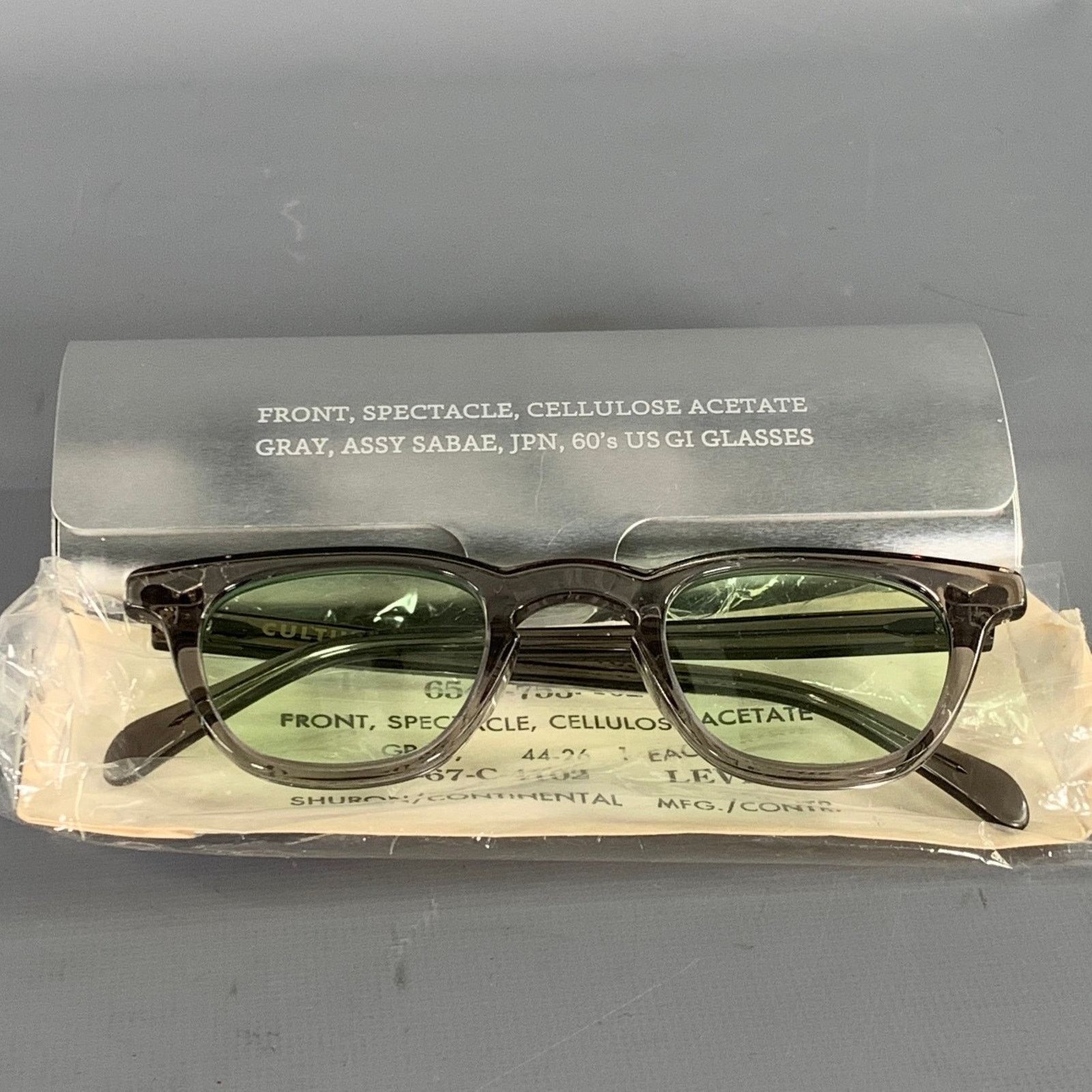 Other CULTURE BANK Grey Translucent Acetate Sunglasses Size ONE SIZE - 8 Thumbnail
