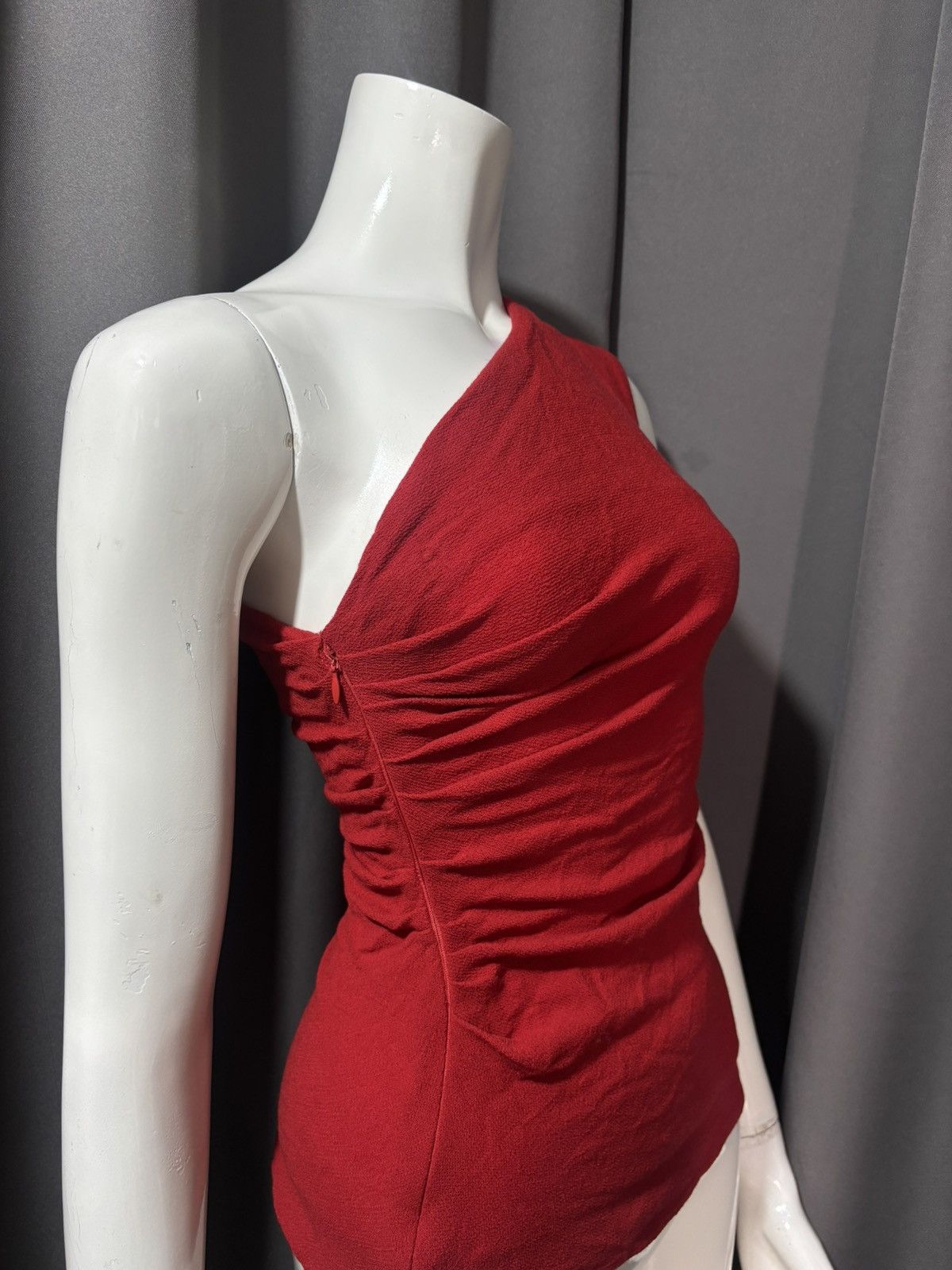 Yves Saint Laurent F/W 1994- Rive Gauche Couture- YSL- Asymmetrical Top Size XS / US 0-2 / IT 36-38 - 2 Thumbnail