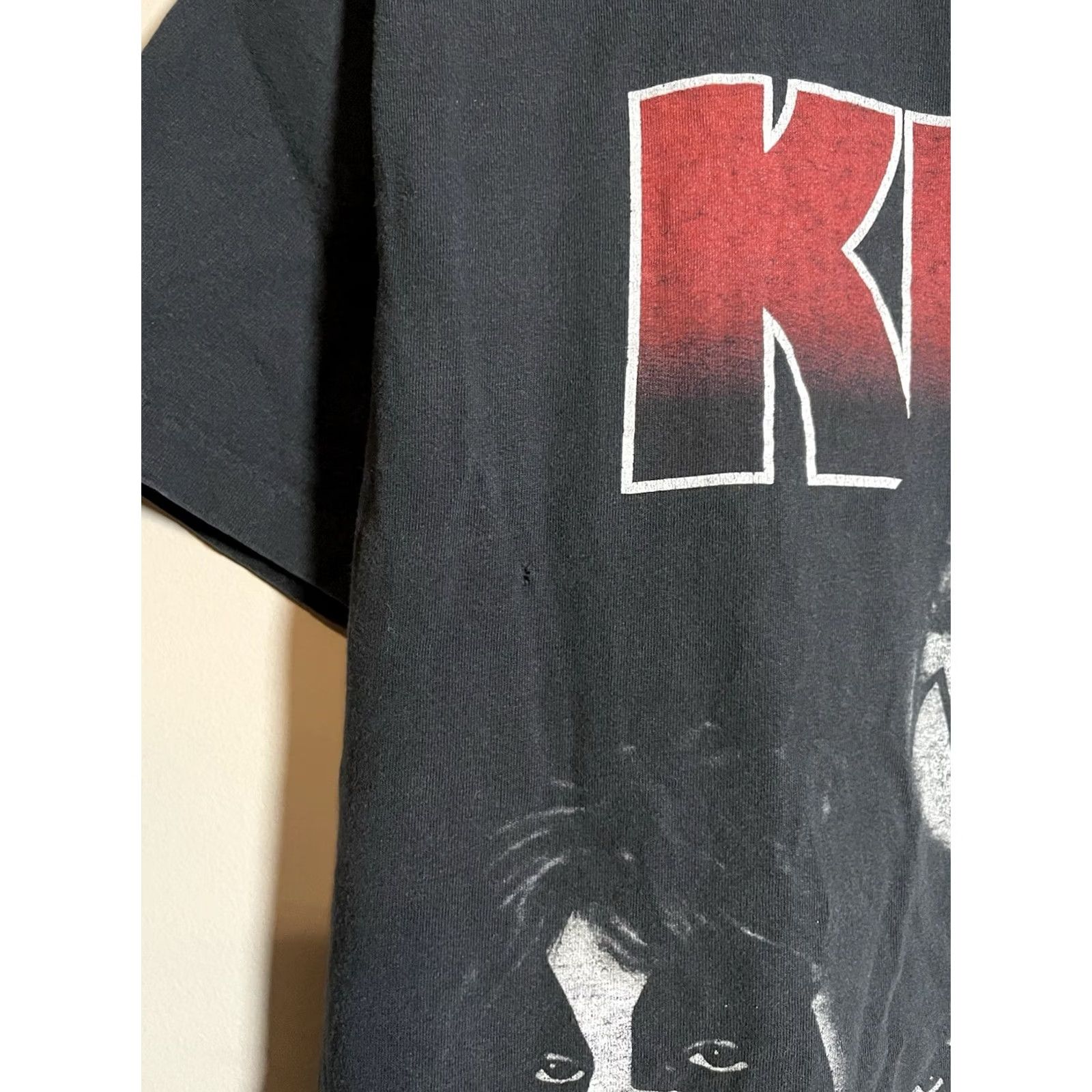 Anvil VINTAGE KISS Tour T-Shirt XL Black USA Made 90s Band Anvil Shirt Mens Size US XL / EU 56 / 4 - 5 Thumbnail