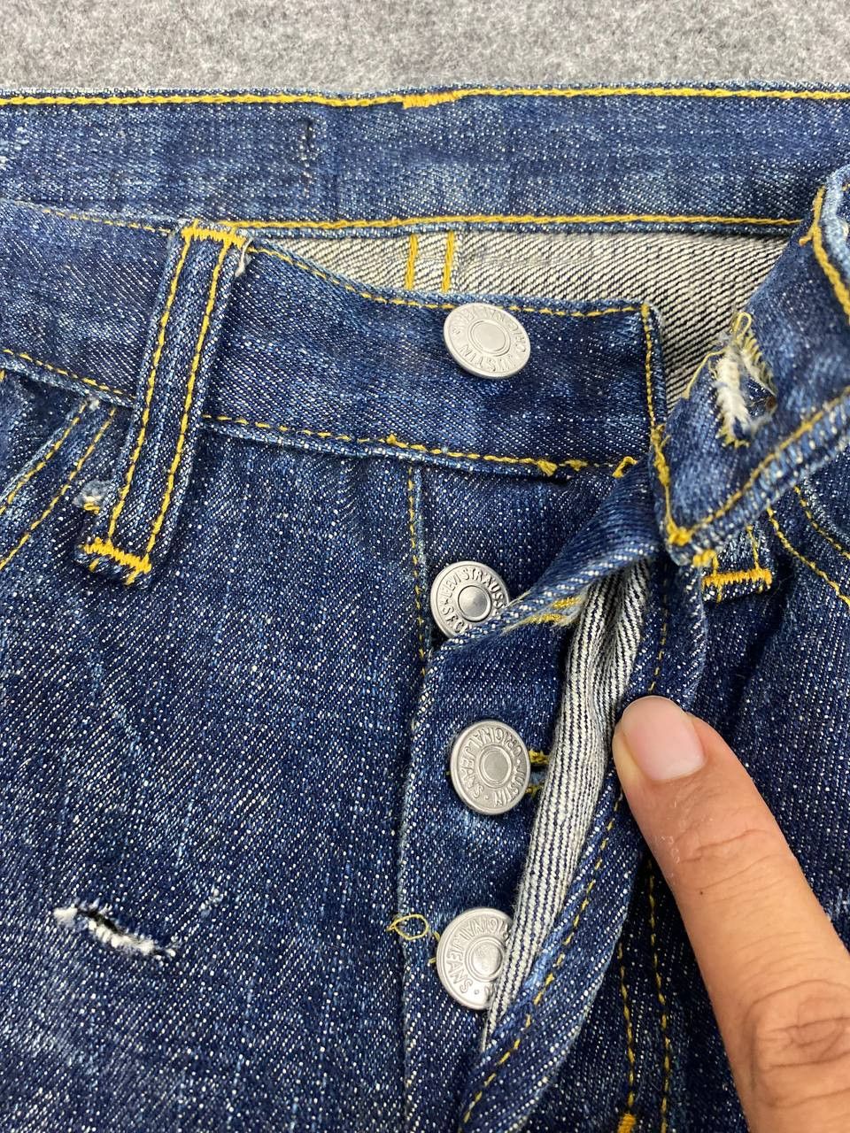 Japanese Brand justin japanese brands bootcut flare distressed denim Size US 30 / EU 46 - 13 Thumbnail