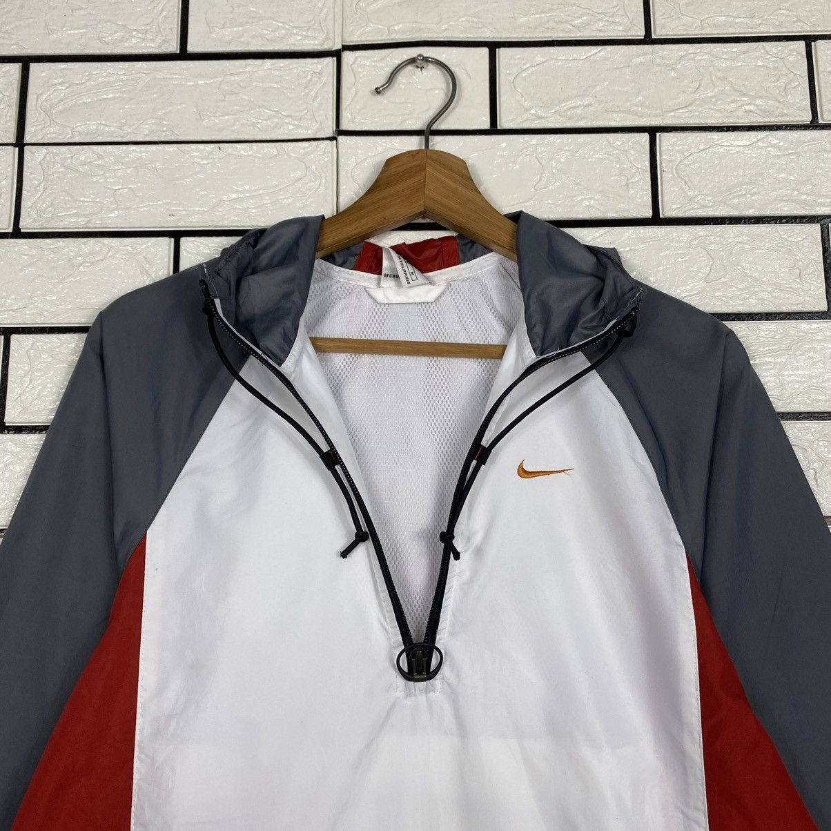 Nike 🔥VINTAGE ANORAK JACKET NIKE BIG SWOOSH Size M / US 6-8 / IT 42-44 - 14 Thumbnail