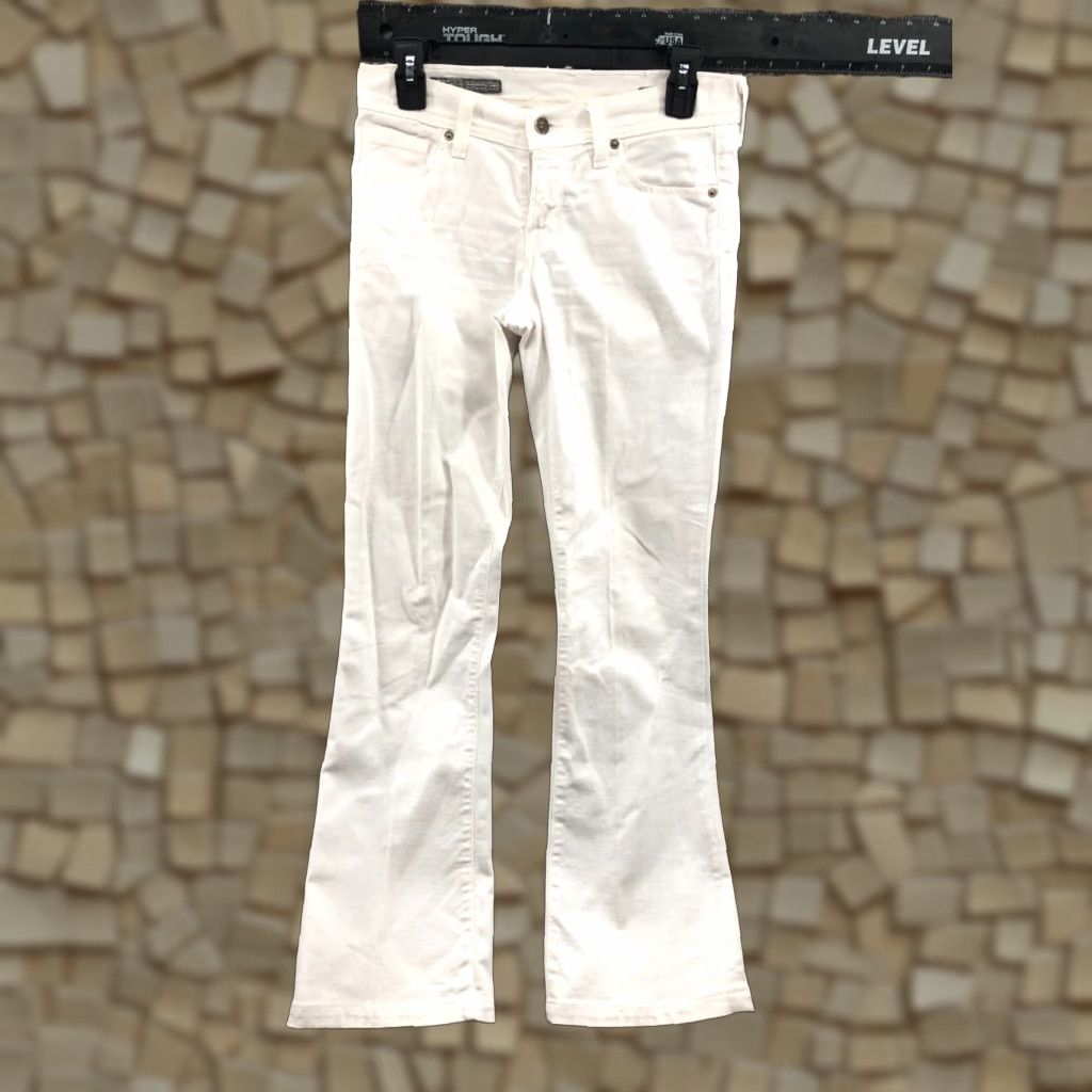 Citizens Of Humanity Citizens of Humanity White Low Waist Flare Pants Size 28 Womens Size 28" / US 6 / IT 42 - 1 Thumbnail