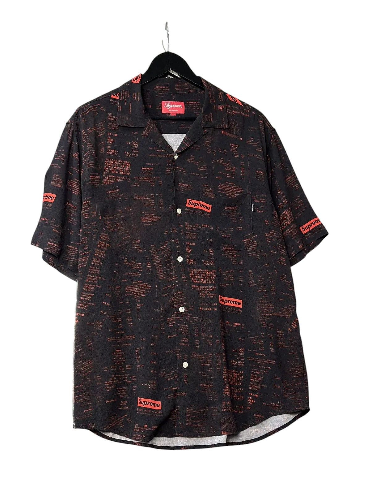 Supreme Supreme Black Button-Up Shirt Vintage Streetwear Hype Style Size US M / EU 48-50 / 2 - 2 Thumbnail