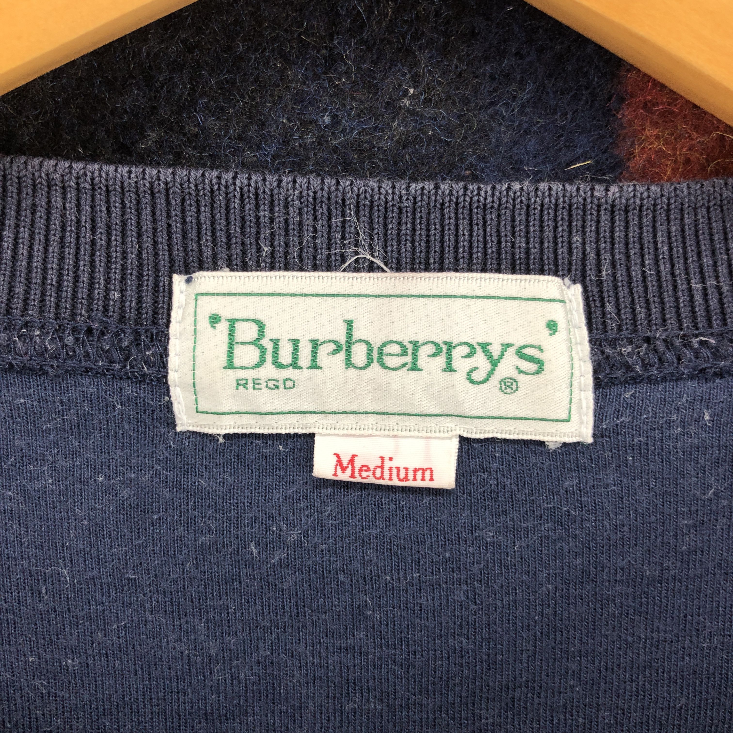 Burberry 90s Vintage BURBERRYS Crew Neck Sweatshirt #0212/J Size US S / EU 44-46 / 1 - 7 Thumbnail