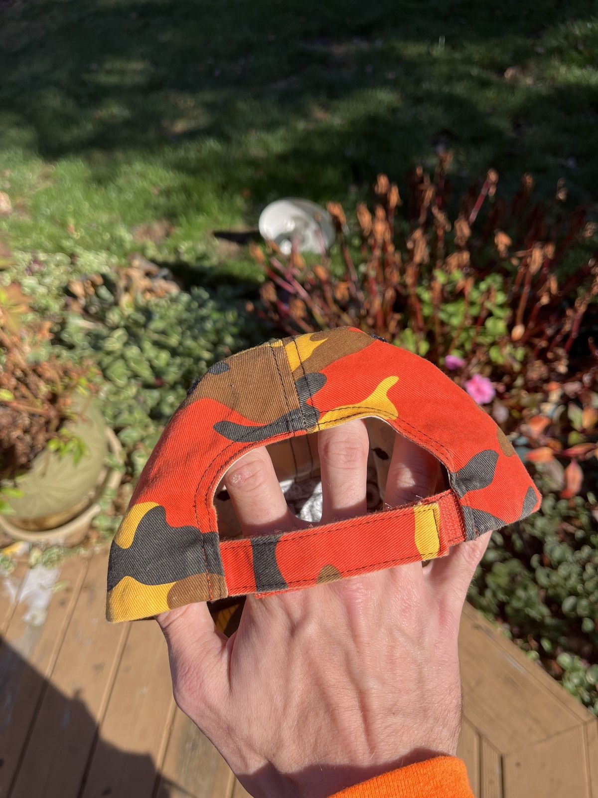 Other Y2K orange camo funny cooters hat Size ONE SIZE - 4 Thumbnail