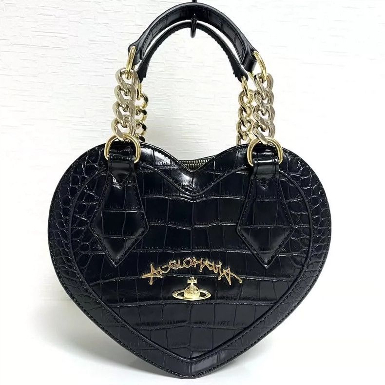 Vivienne Westwood Vivienne Westwood size os Middle-aged crocodile skin love b Size ONE SIZE - 2 Thumbnail
