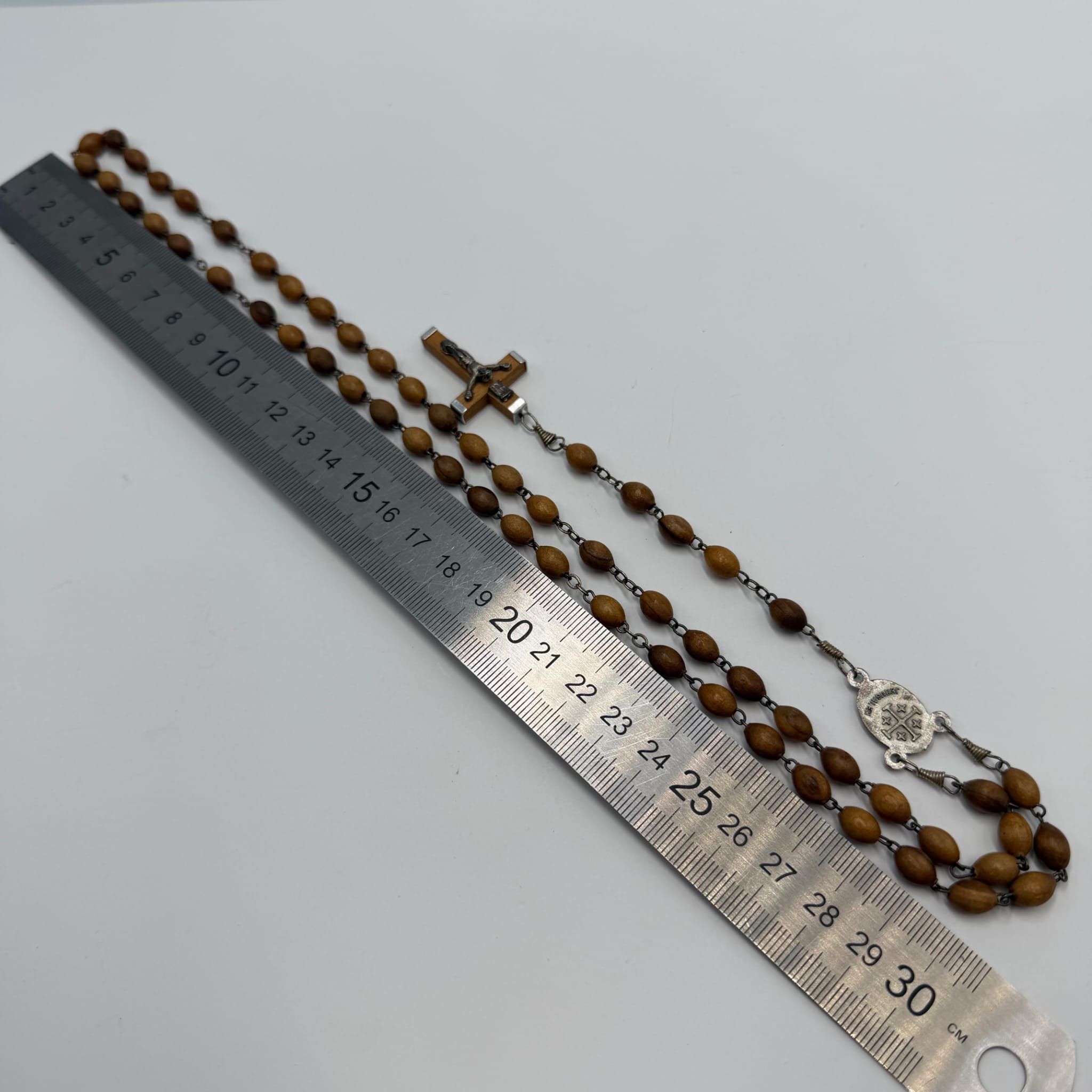 Other Jerusalem Olive Wood Rosary Necklace - Handmade Holy Land Size ONE SIZE - 4 Thumbnail