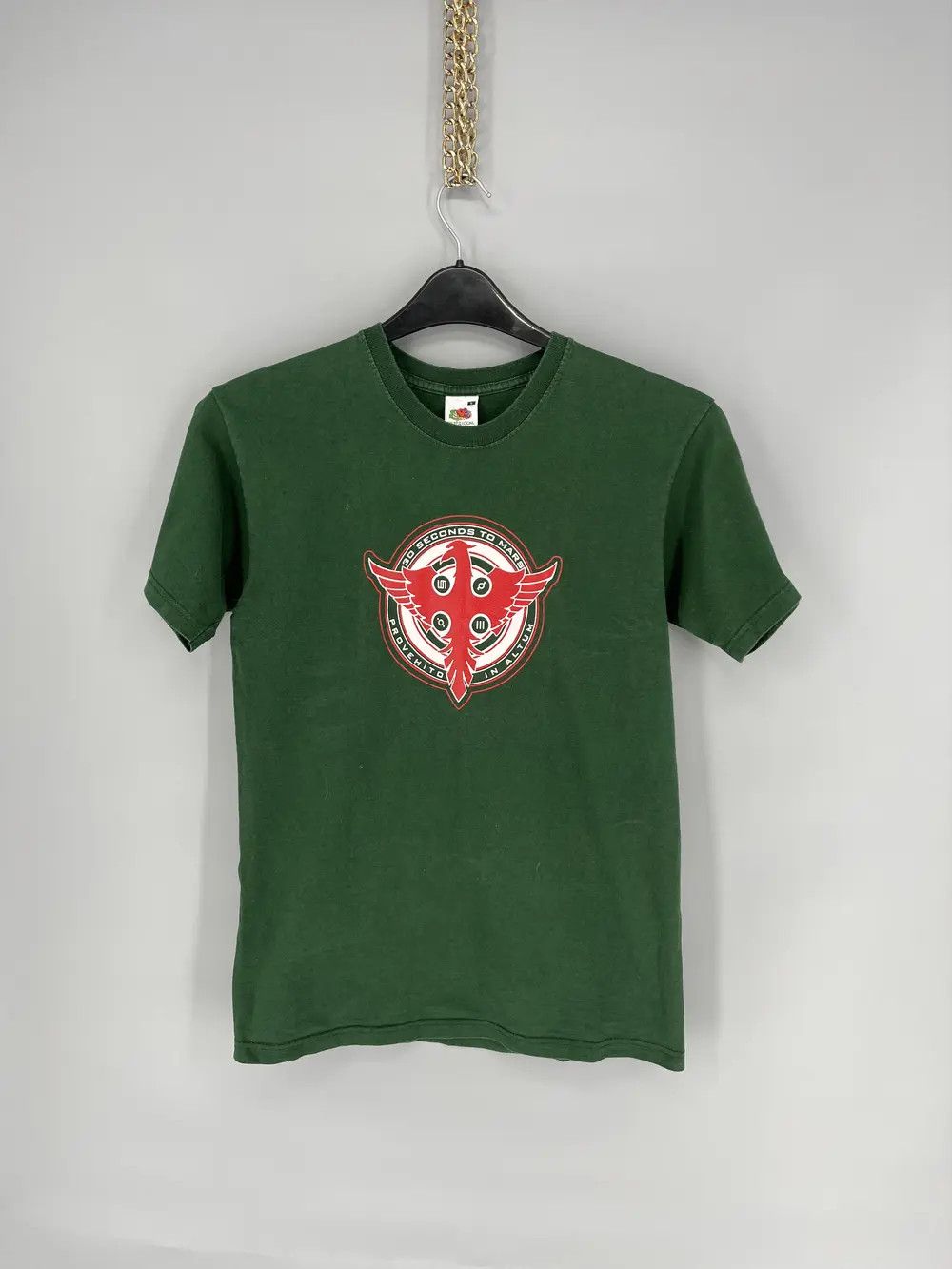 Band Tees Vintage Y2K 30 SECONDS TO MARS Tour T-Shirt 2010 Size US S / EU 44-46 / 1 - 1 Thumbnail
