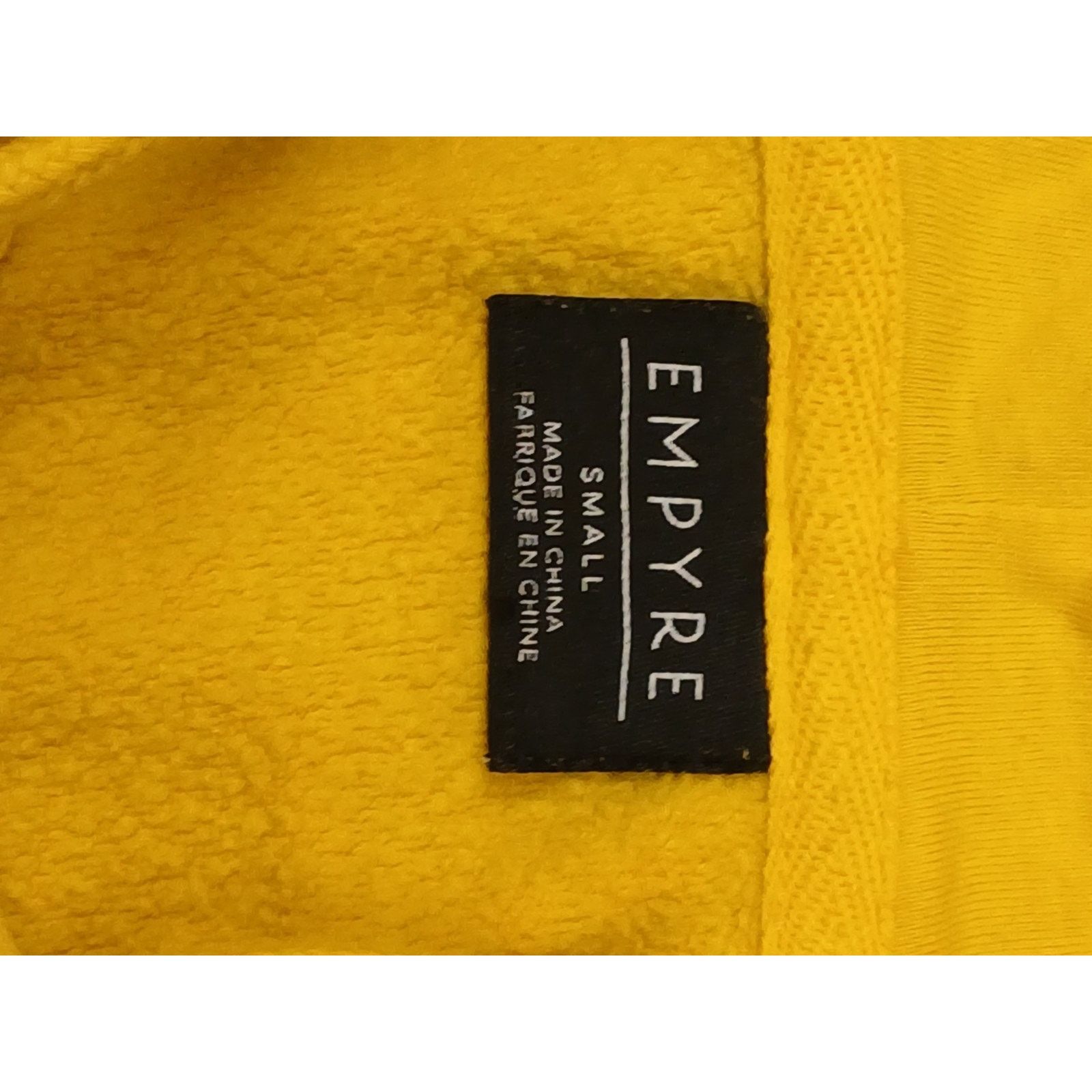 Empyre Empire (Small) Yellow Slit Pocket String Pullover Hoodie Size S / US 4 / IT 40 - 5 Thumbnail