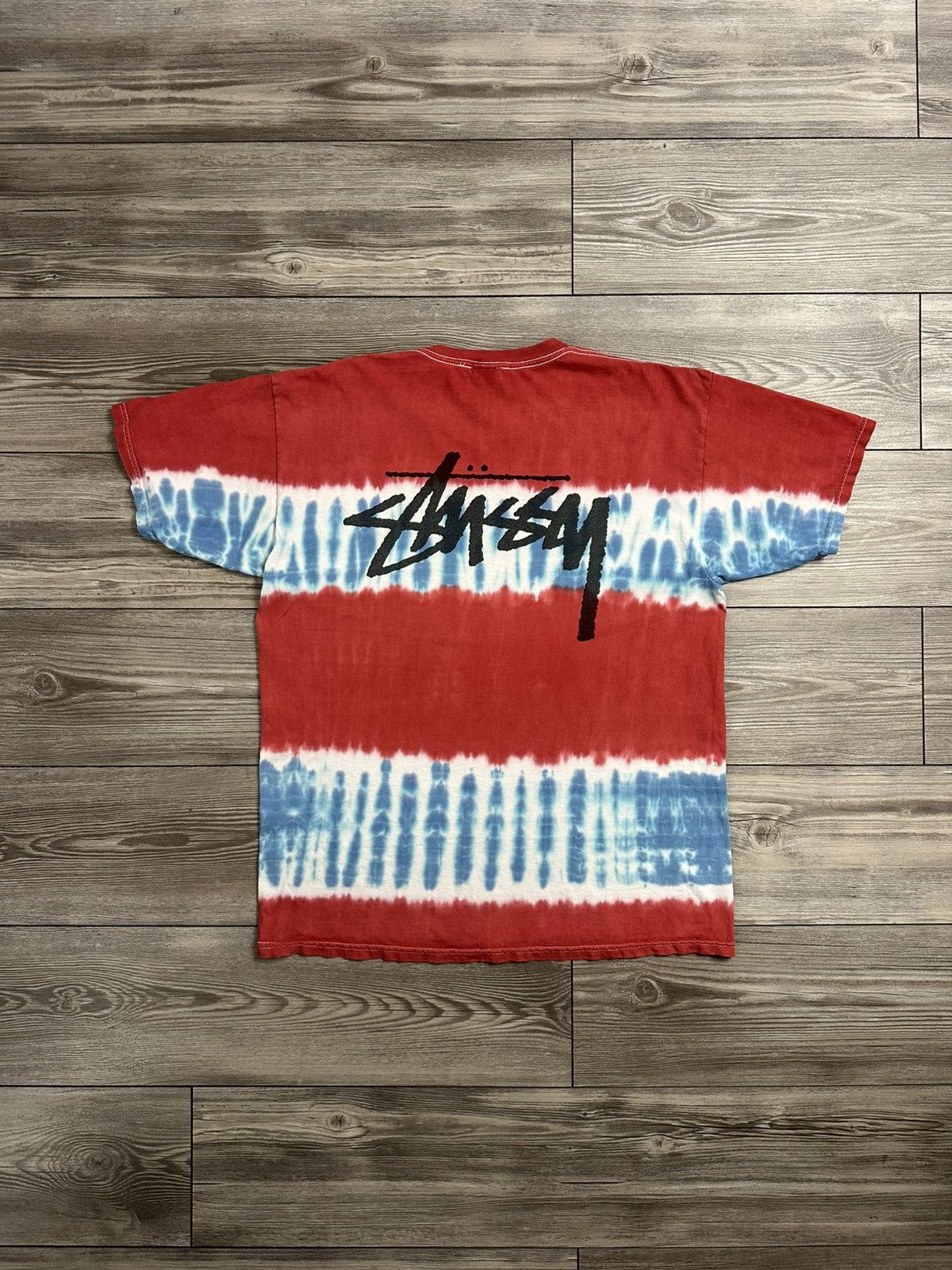 Stussy × Vintage Stussy Rocket Pop Tie Dye T Shirt Size US L / EU 52-54 / 3 - 2 Thumbnail