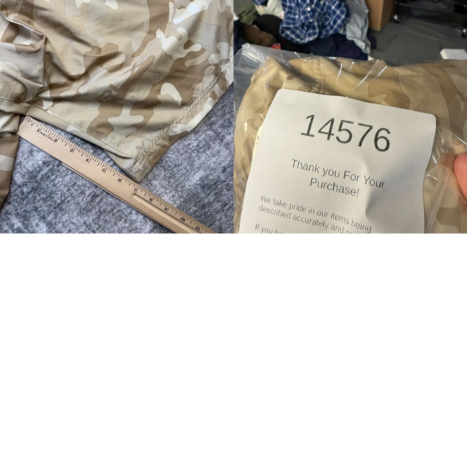 RLX Ralph Lauren RLX Ralph Lauren Short sMens Medium Beige Camo Golf Athletic Lined Pockets 7 Inseam Beige Camouflage Golf, Gym & Training Mens Regular Slant Size US 31 - 9 Thumbnail