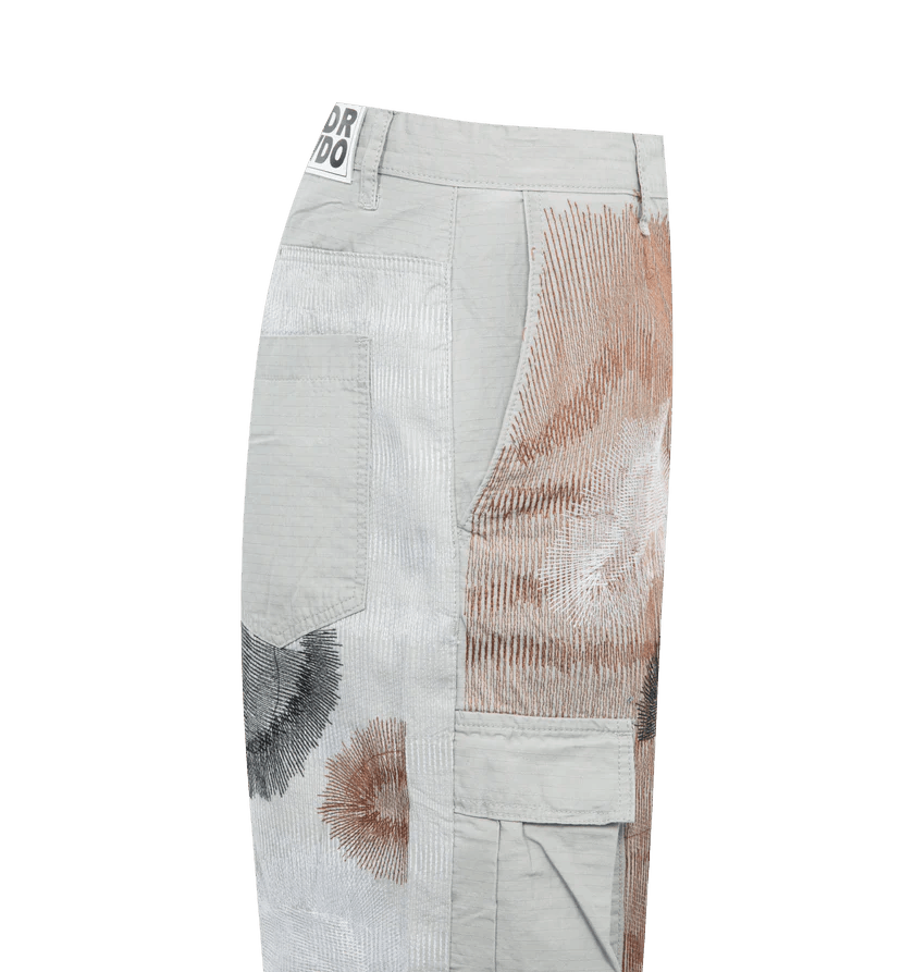 Who Decides War o1h1sh10624 Pants in Grey Size US 34 / EU 50 - 3 Thumbnail