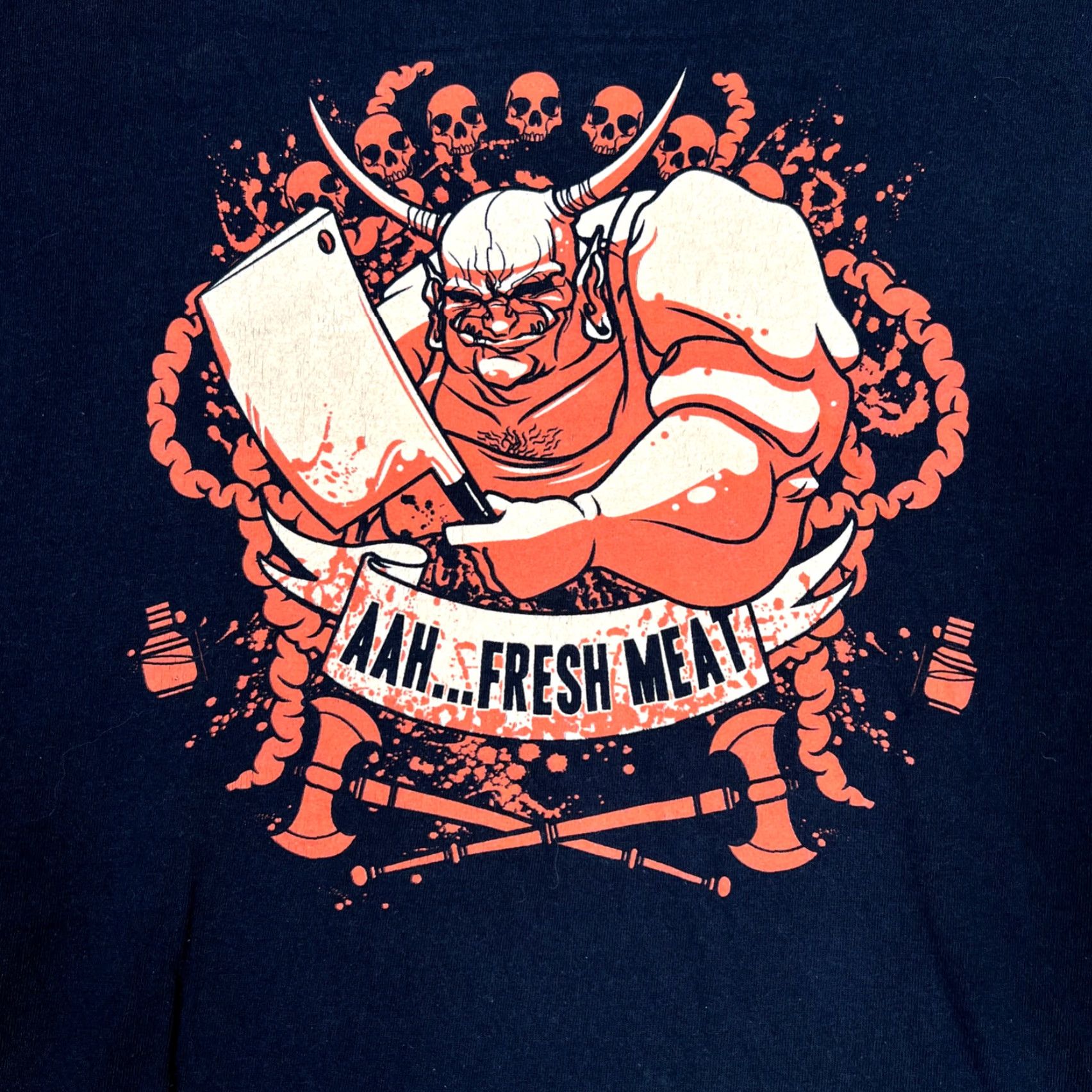 Vintage A1 Blizzard The Butcher Fresh Meat Heroes Of The Storm Shirt Adult Large Black M Jinx T-Shirt Mens Size US L / EU 52-54 / 3 - 4 Thumbnail