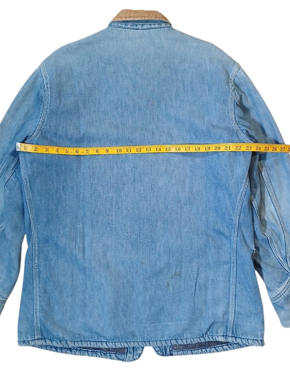Lee 60s Lee Denim Chore Coat XL Blanket Lined Corduroy Collar Size US XL / EU 56 / 4 - 4 Thumbnail