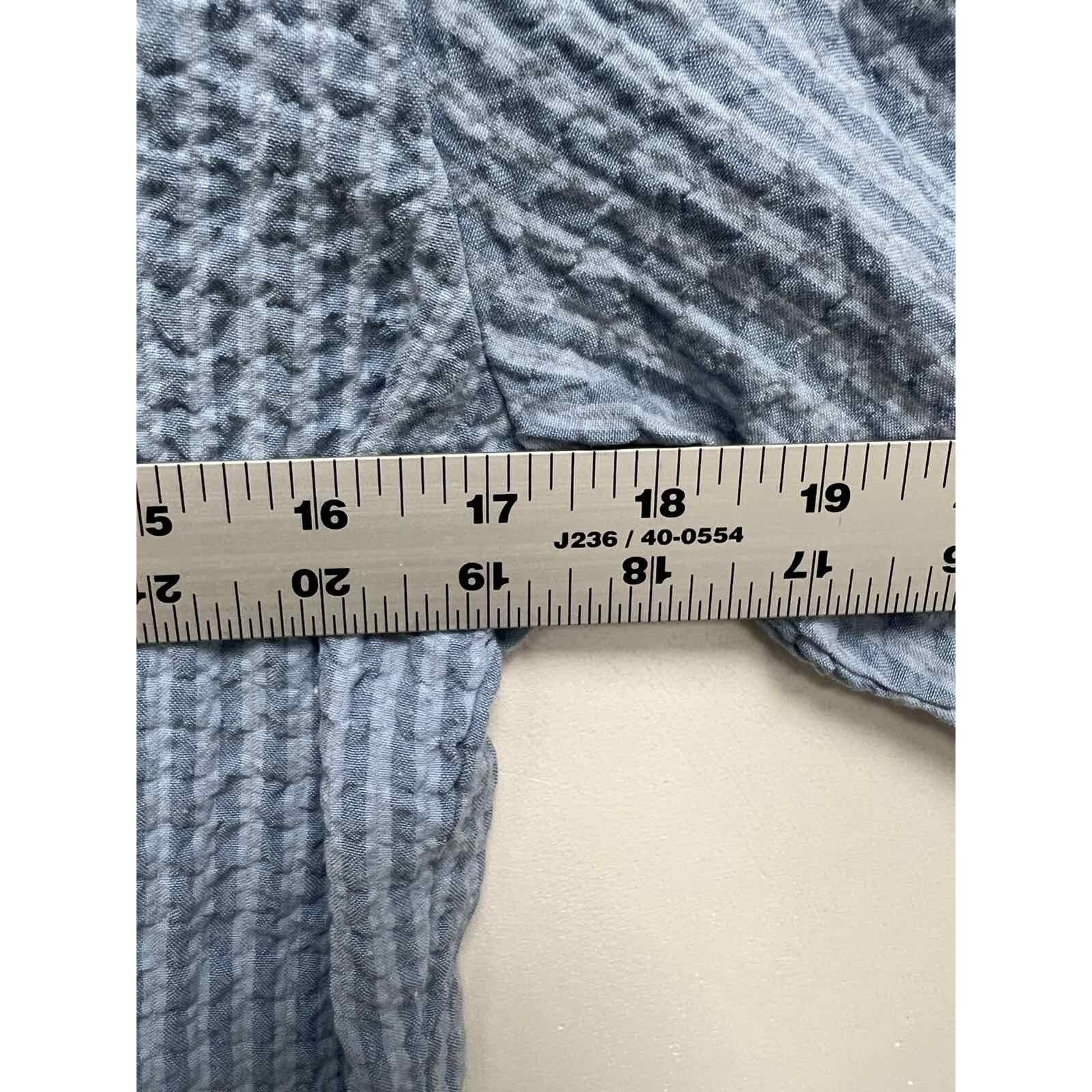 & Other Stories Woolrich Womens 3/4 Sleeve Lightweight Blend Blue,XS A001413 Size XS / US 0-2 / IT 36-38 - 8 Thumbnail