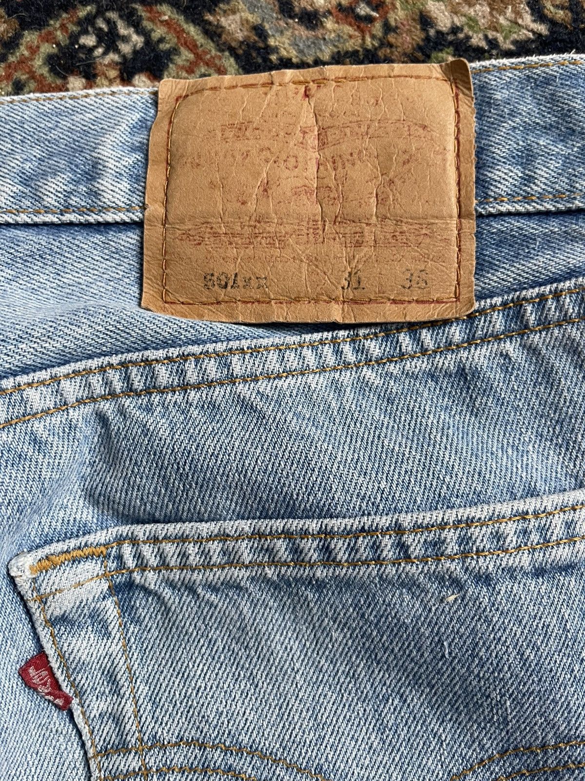 Levi's Levis 501xx Jeans Buttonfly light wash not erd Size US 31 - 3 Thumbnail